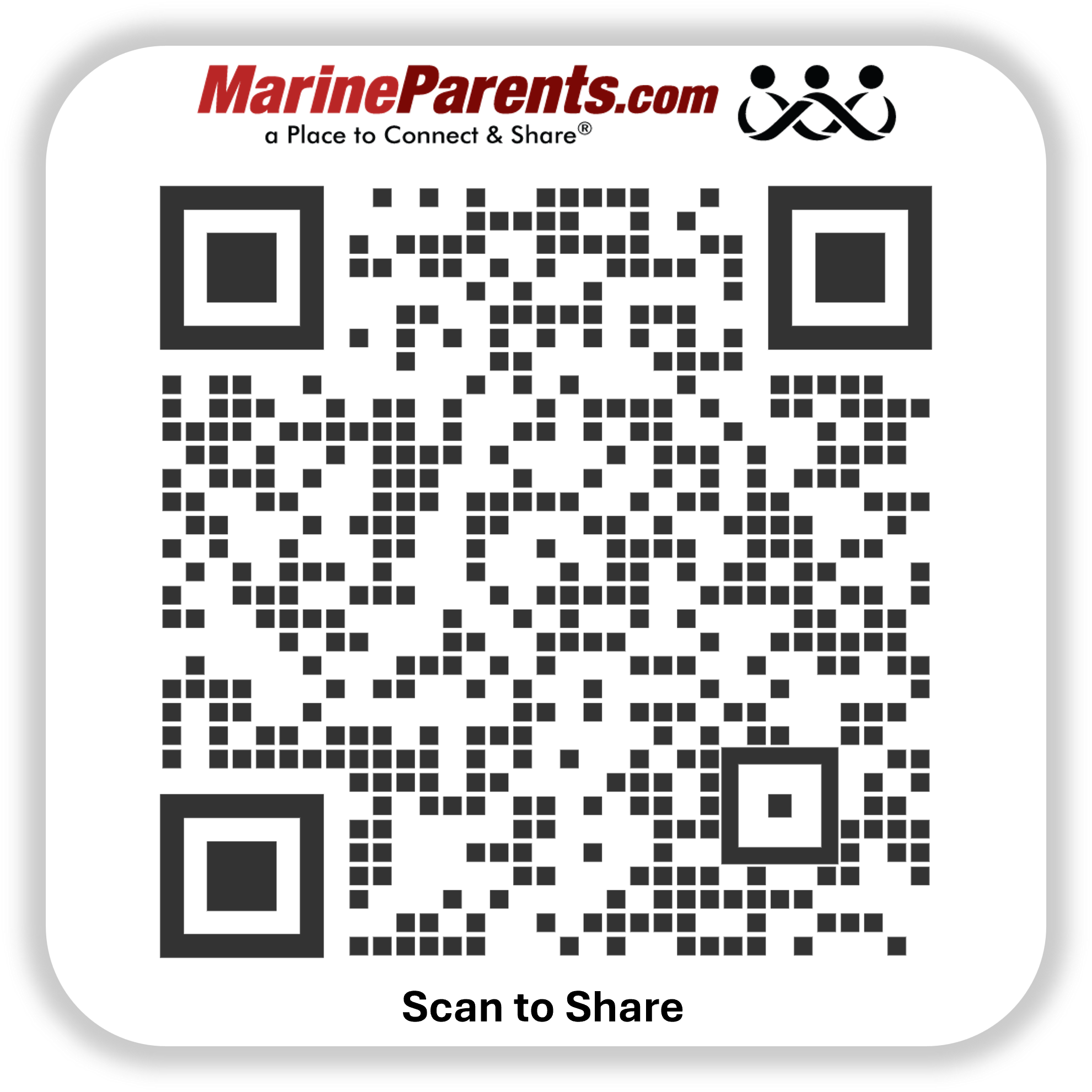 QR Code for the Marine Parents Smile Associate Page.