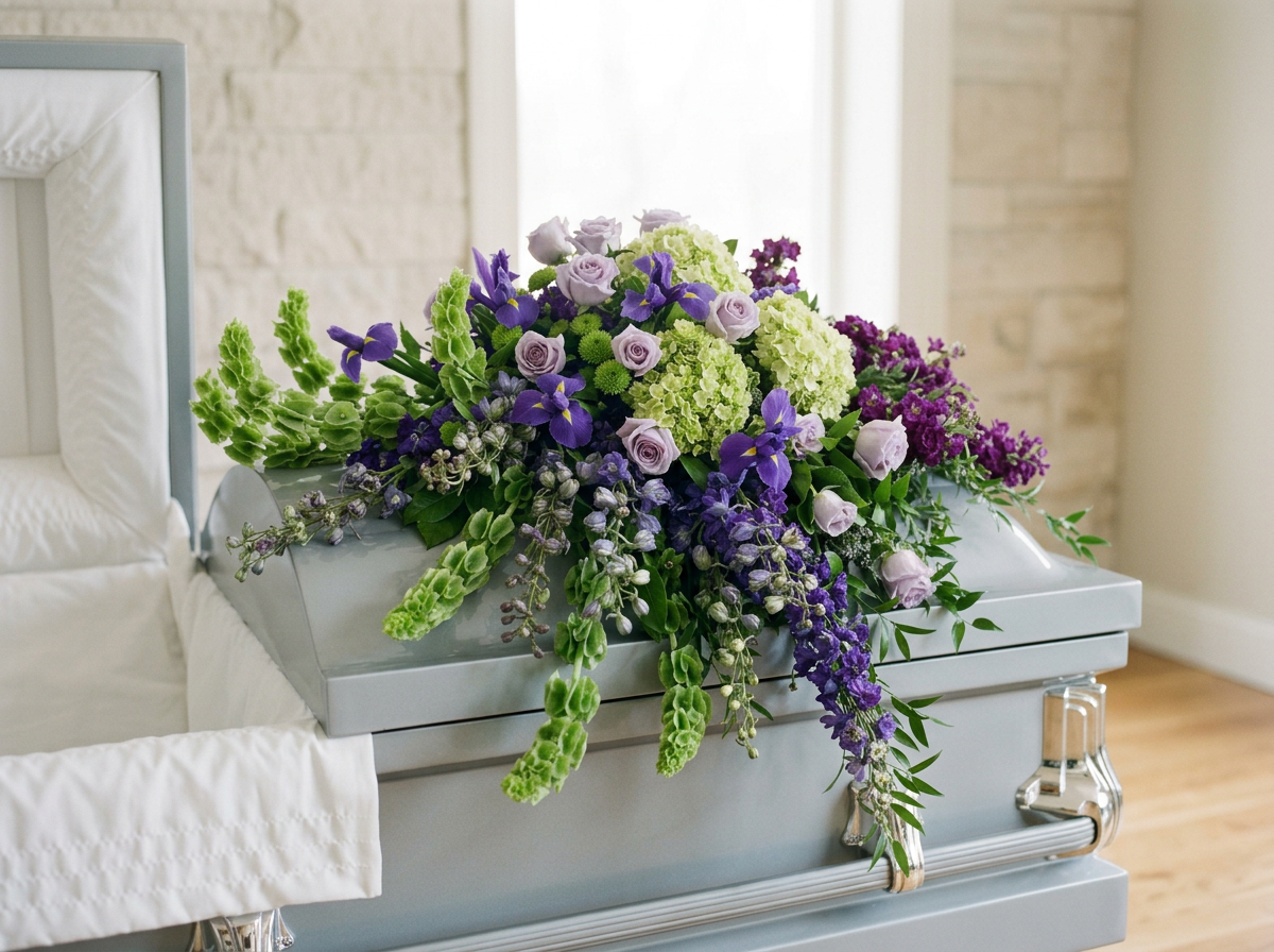 Gentle Farewell Casket Spray