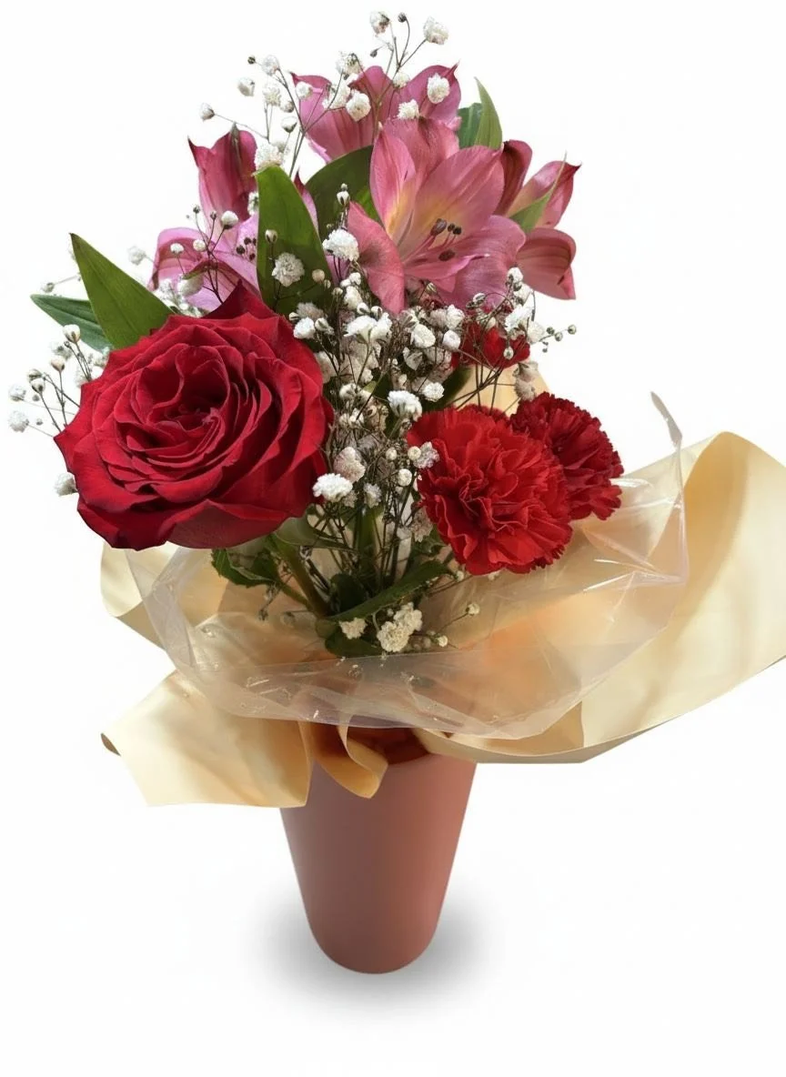 Cup Bouquet-Bloom & Brew Delight