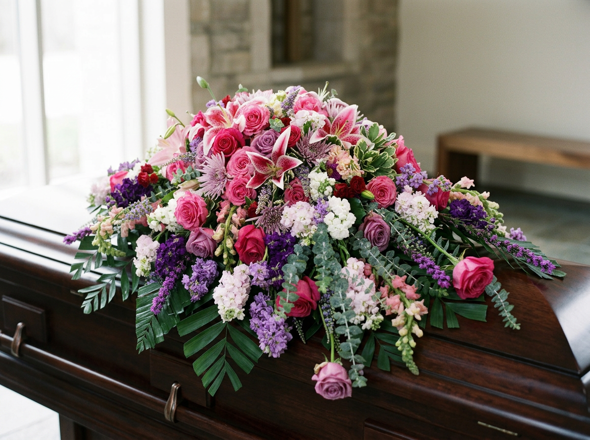 Summer Song Casket Spray