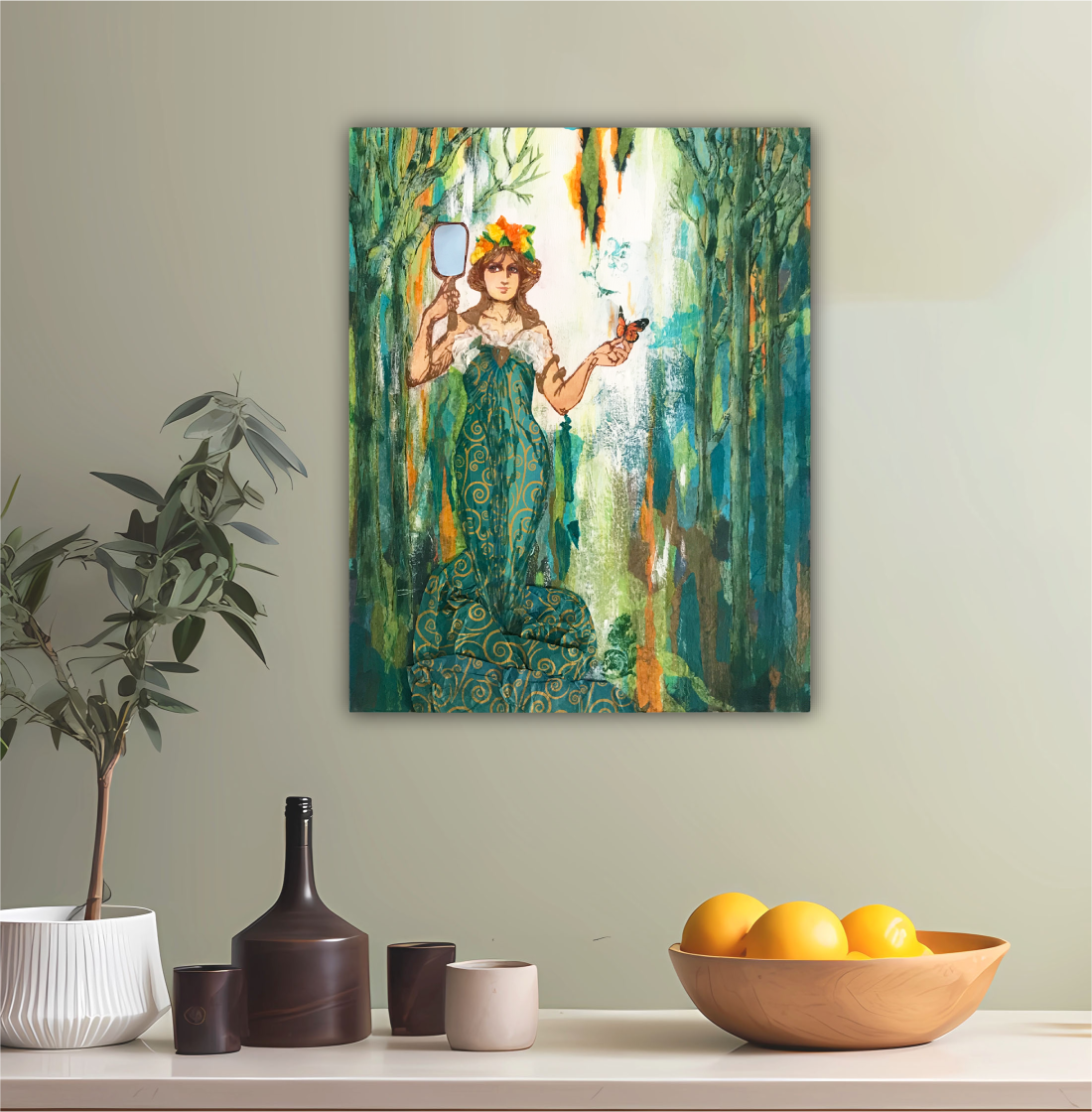 I AM YOU - Original Framed Mixed-Media Art