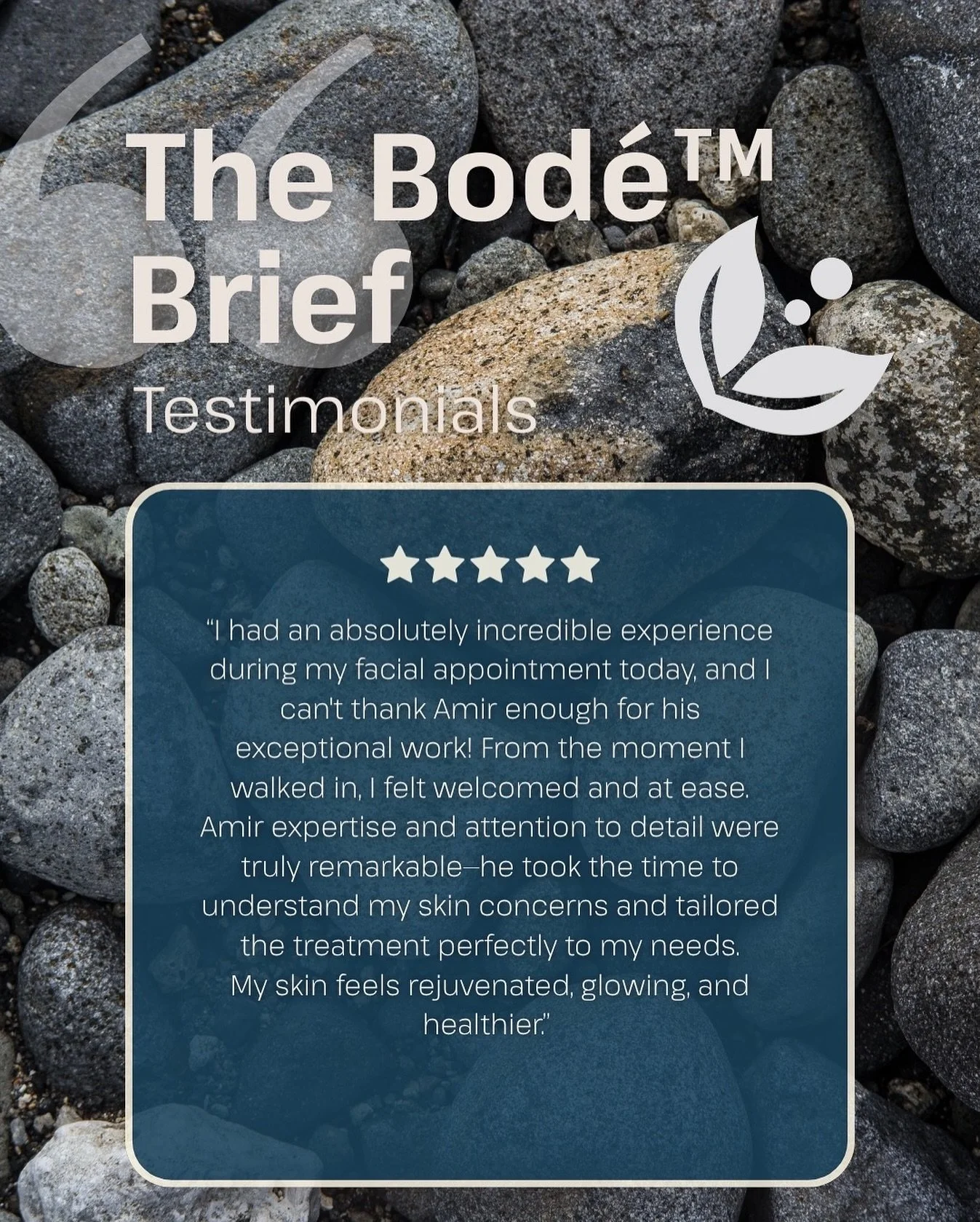 The Bod&eacute;&shy;&trade; Brief 💼
⠀⠀⠀⠀⠀⠀⠀⠀⠀
Real results. Real talk. That&rsquo;s what we&rsquo;re all about at Bod&eacute; Spa for Men. Hear it straight from our clients, their experiences speak volumes. 
⠀⠀⠀⠀⠀⠀⠀⠀⠀
Want to see for yourself? Book 
