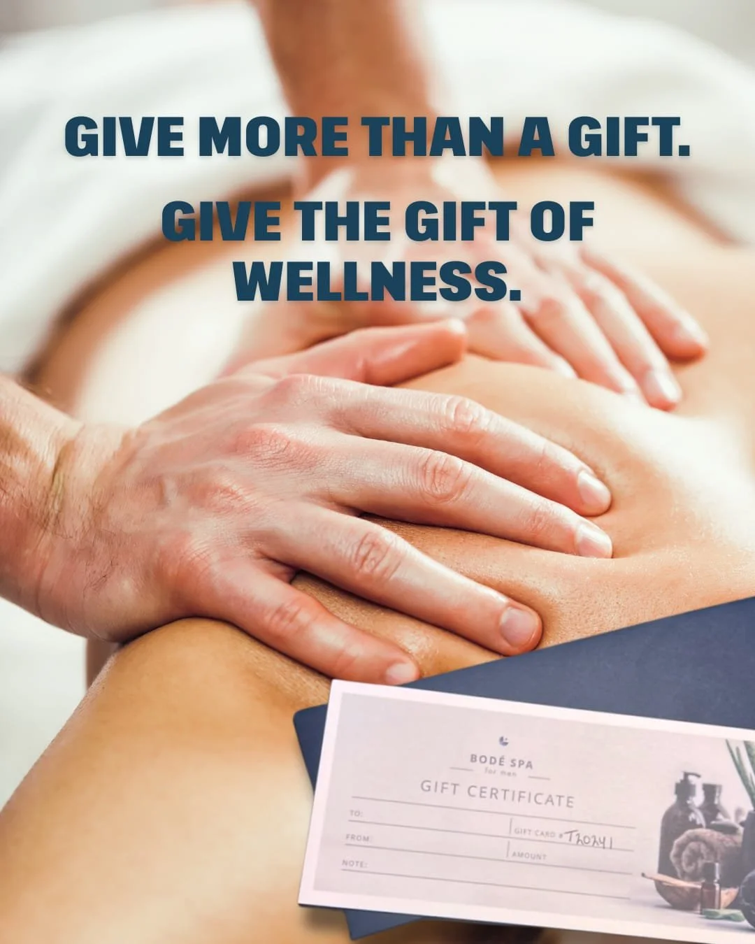 Looking for the perfect gift?

Give a Bod&eacute;&trade; gift certificate and let your loved ones treat themselves to smooth, radiant skin.

It&rsquo;s the ultimate way to say &ldquo;you deserve it&rdquo; because the best gifts are the ones that pamp