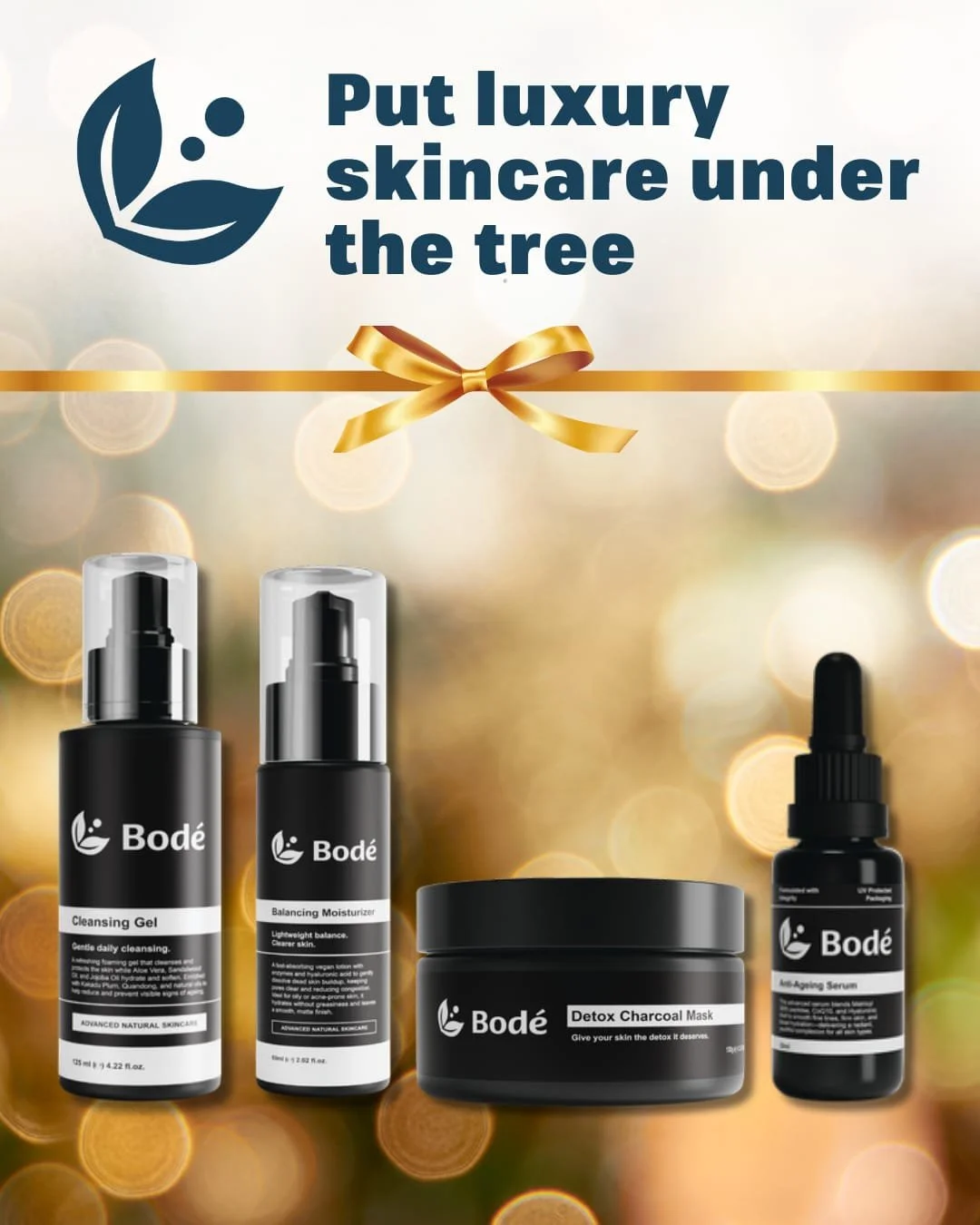 The Bod&eacute;&trade; skincare line offers the perfect routine for every person and skin type on your list.

From cleansers to serums and everything in between.

Click the link in our bio to shop now and make holiday gifting effortless.

#BodeTM #Bo