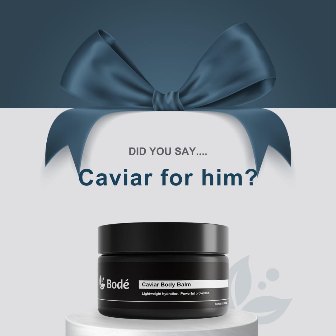 Did you say caviar for him?

Luxury meets performance with our Caviar Body Balm. Lightweight hydration with powerful skin protection because his self care should feel just as good as it works 🎁

#CaviarForHim #MensSkincare #BodeGrooming #GiftGuide