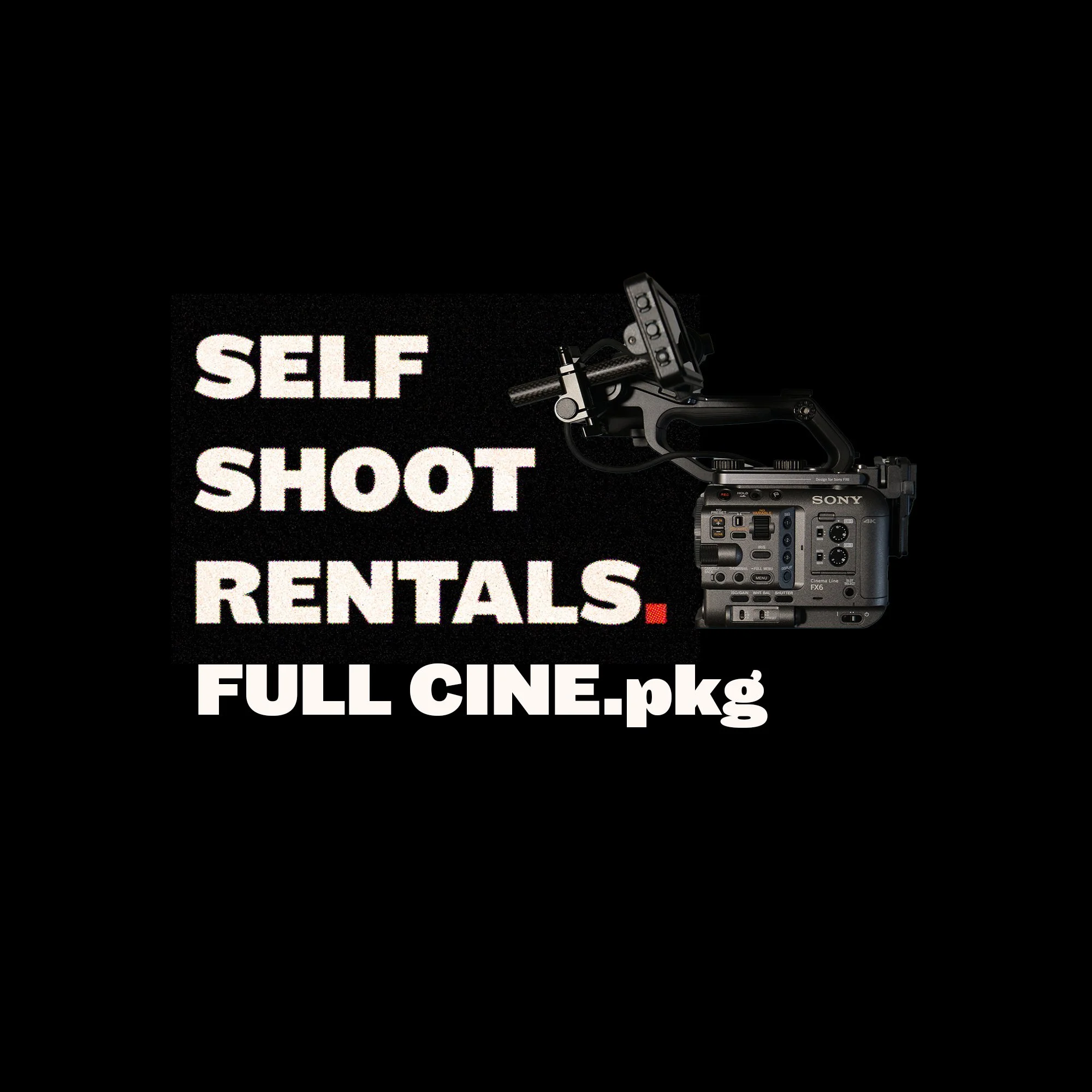 FX6 Full Cine Rig - Professional Narrative and Commercial work