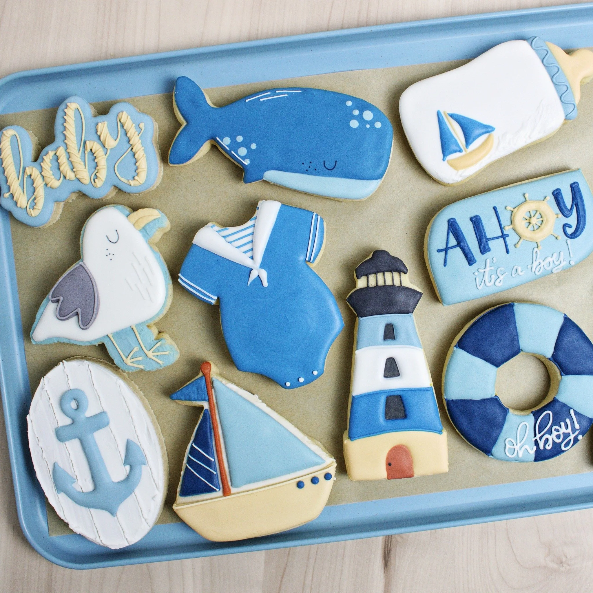 ⚓️ Ahoy, It&rsquo;s a Boy! 🌊
There&rsquo;s nothing we love more at CCB than helping you celebrate your biggest milestones with a little extra sugar. These nautical treats were the perfect addition to a beautiful baby shower&mdash;because every new a