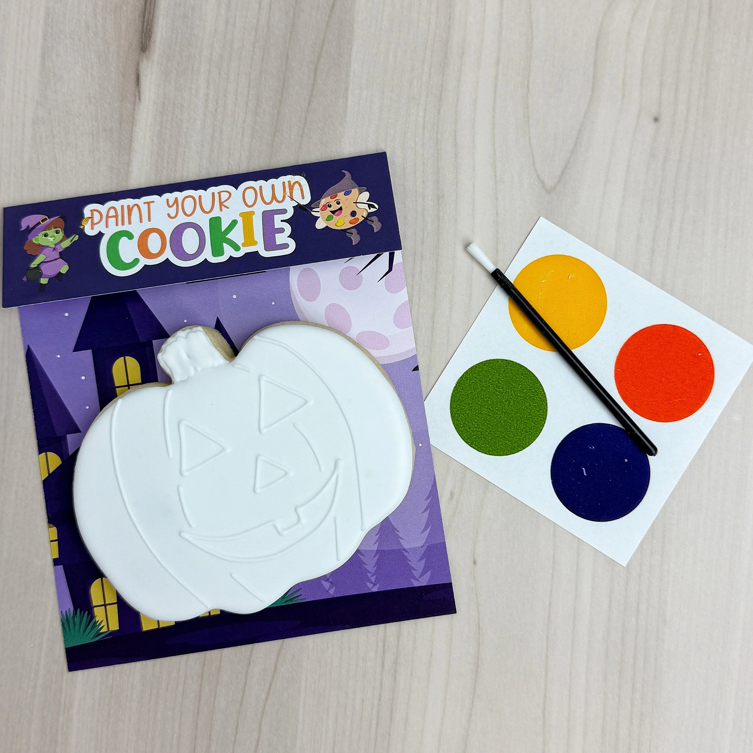 Paint Your Own Pumpkin Cookie