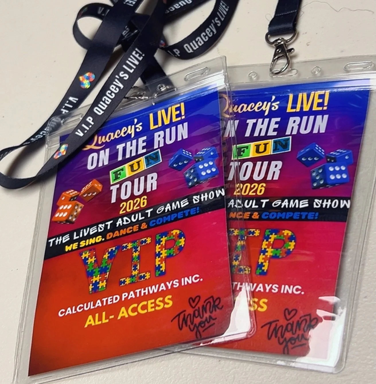 Quacey&rsquo;s LIVE is honored to donate 2 VIP passes to @calculatedpathways for this Friday&rsquo;s ATL show💙
Calculated Pathways, Inc. is a Georgia-based nonprofit dedicated to creating inclusive social &amp; recreational opportunities for individ