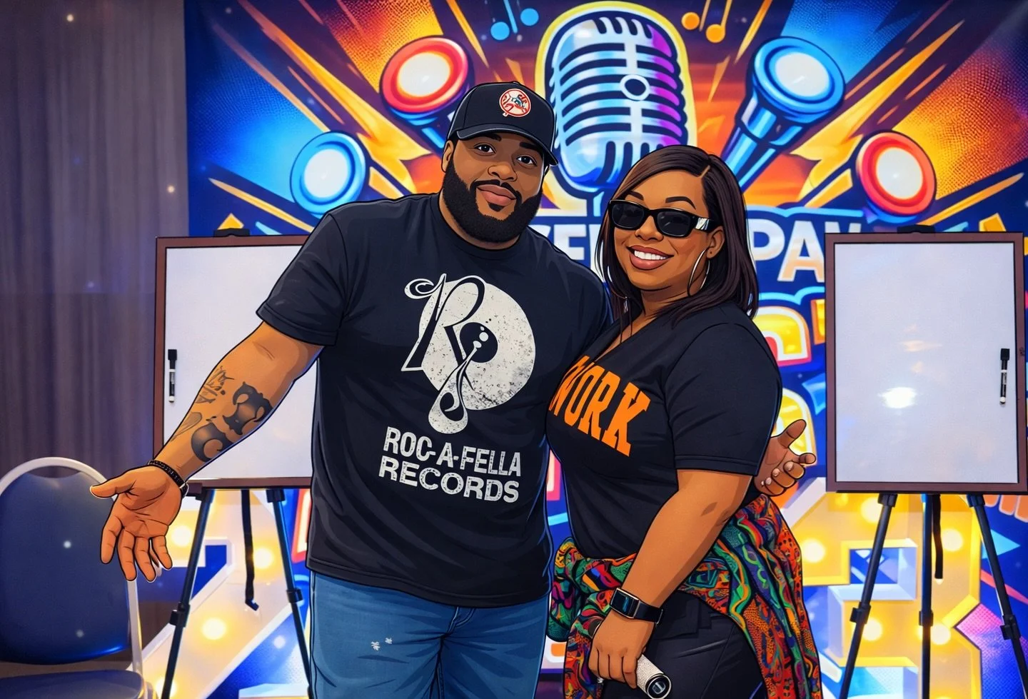 Wait&hellip; y&rsquo;all ain&rsquo;t know?👀
The Host &amp; DJ are actually husband &amp; wife!

This isn&rsquo;t just a show&hellip; We created Quacey&rsquo;s LIVE with purpose, Together!💙

#quaceyslive #blackowned 
#marriedlife💍❤️ 
#blacklove 
#l