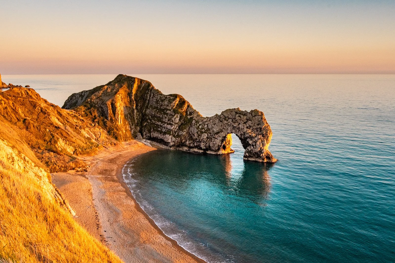 Durdle Door Sunset from East by Tim Tate.jpg