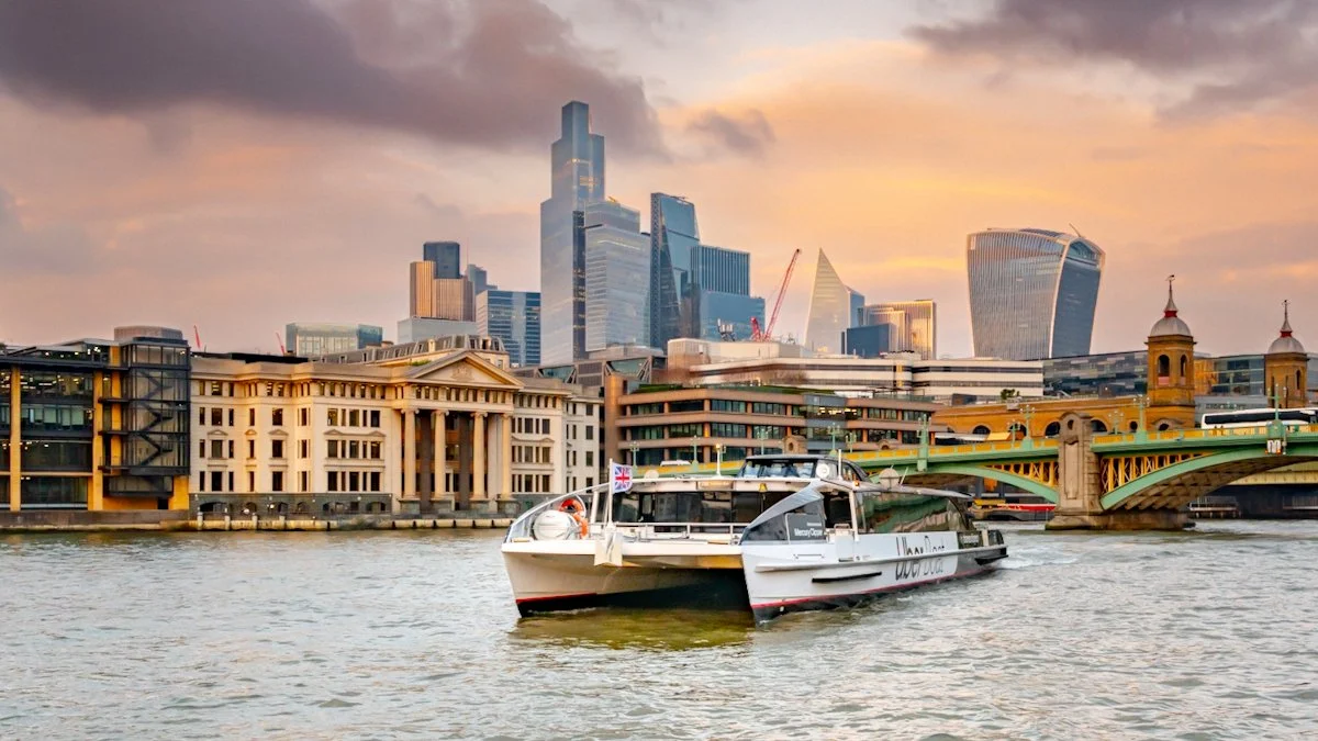 Spring light in London