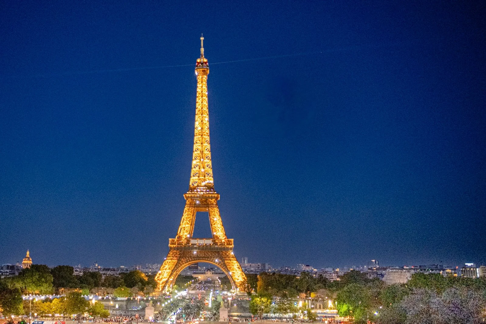 Eiffel Tower in Paris at Night by Tim Tate.jpg