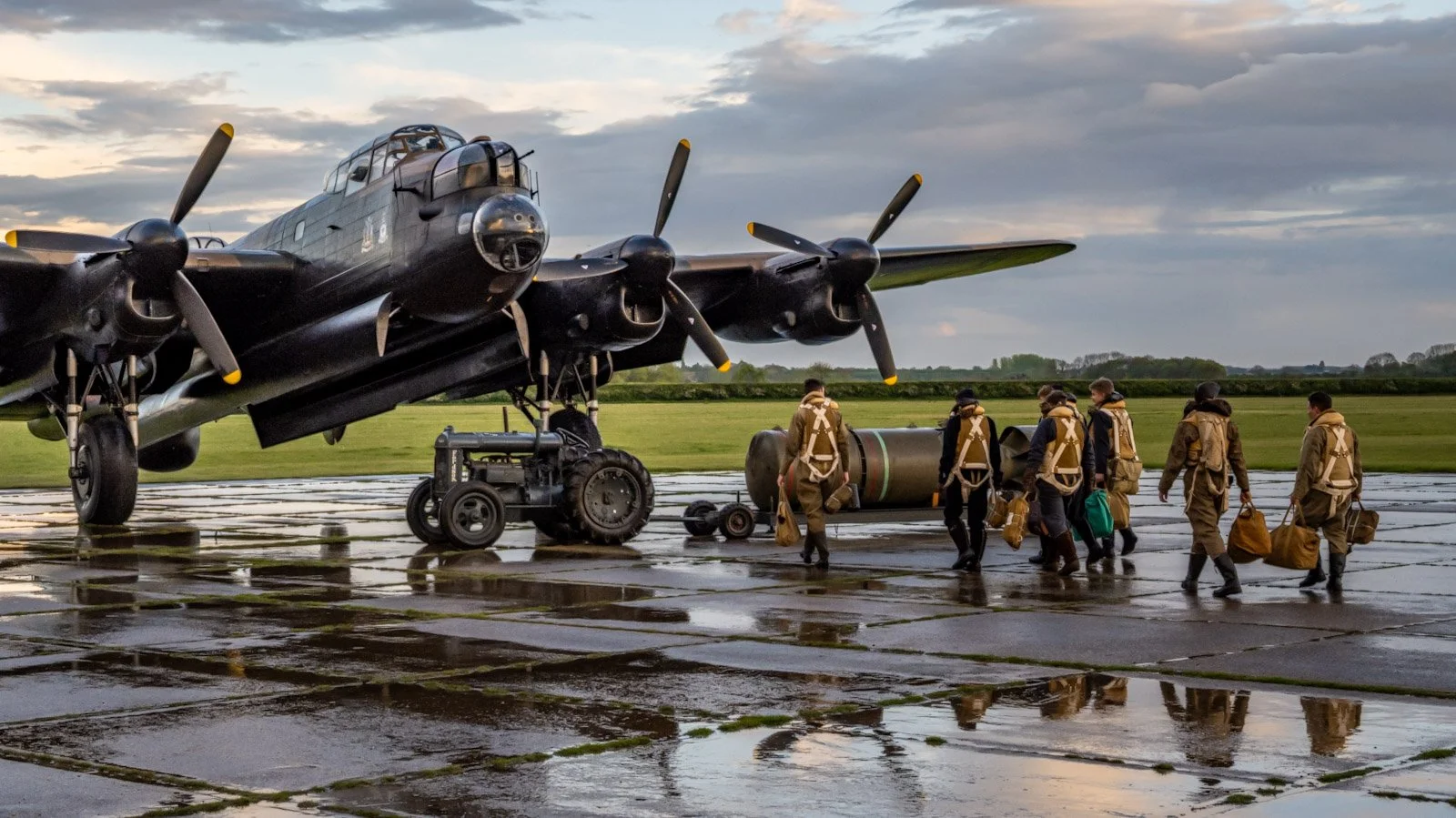 Action stations onto Lancaster Bomber by Tim Tate.jpg