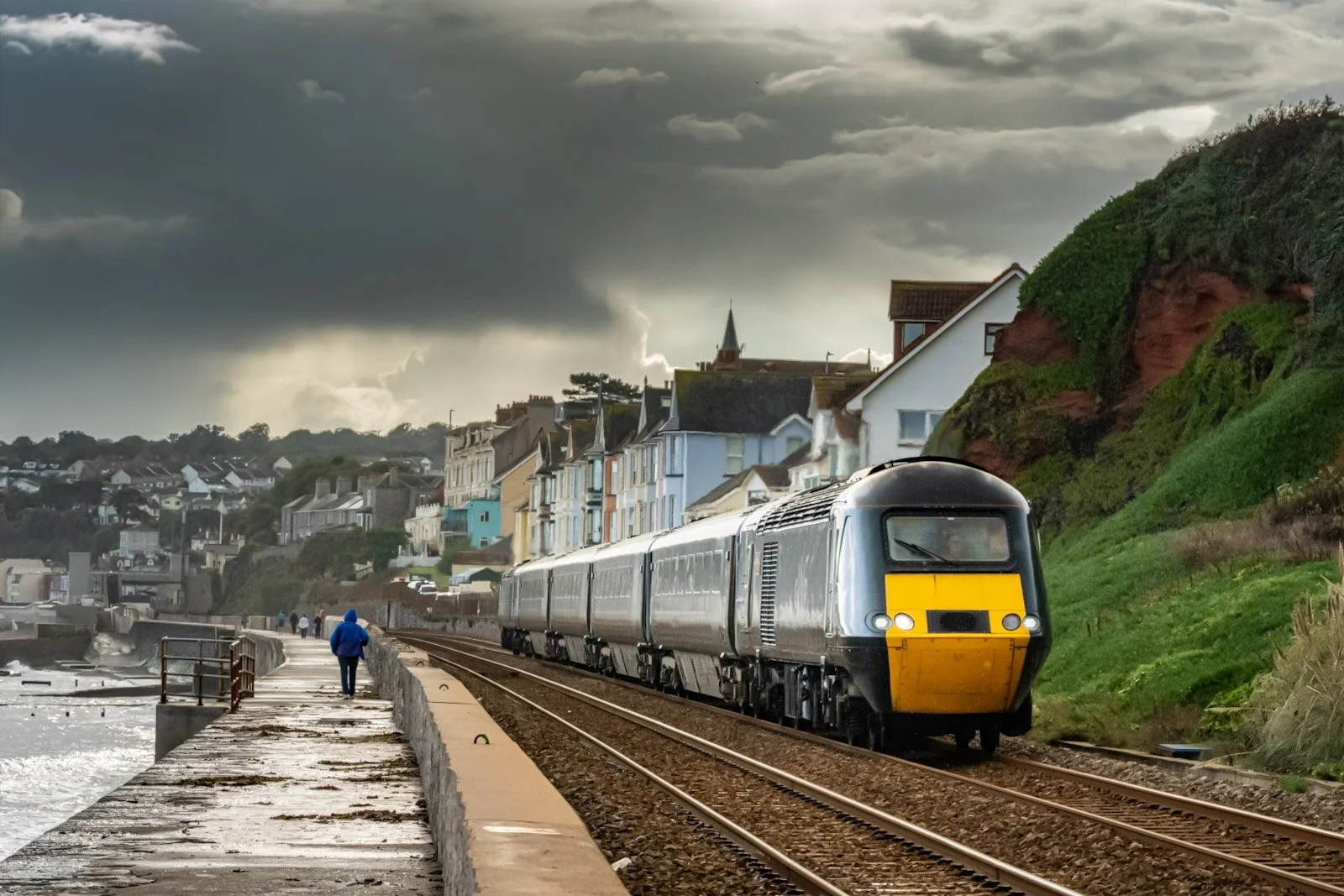Dawlish Sea wall railway in Devon by Tim Tate.jpg