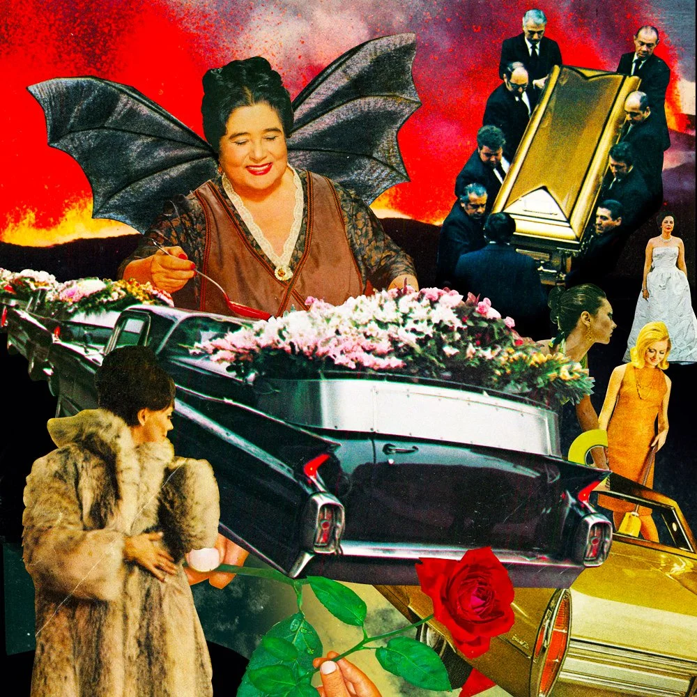 Mob-Funeral.jpg - ironic art collectors piece - vintage funeral art