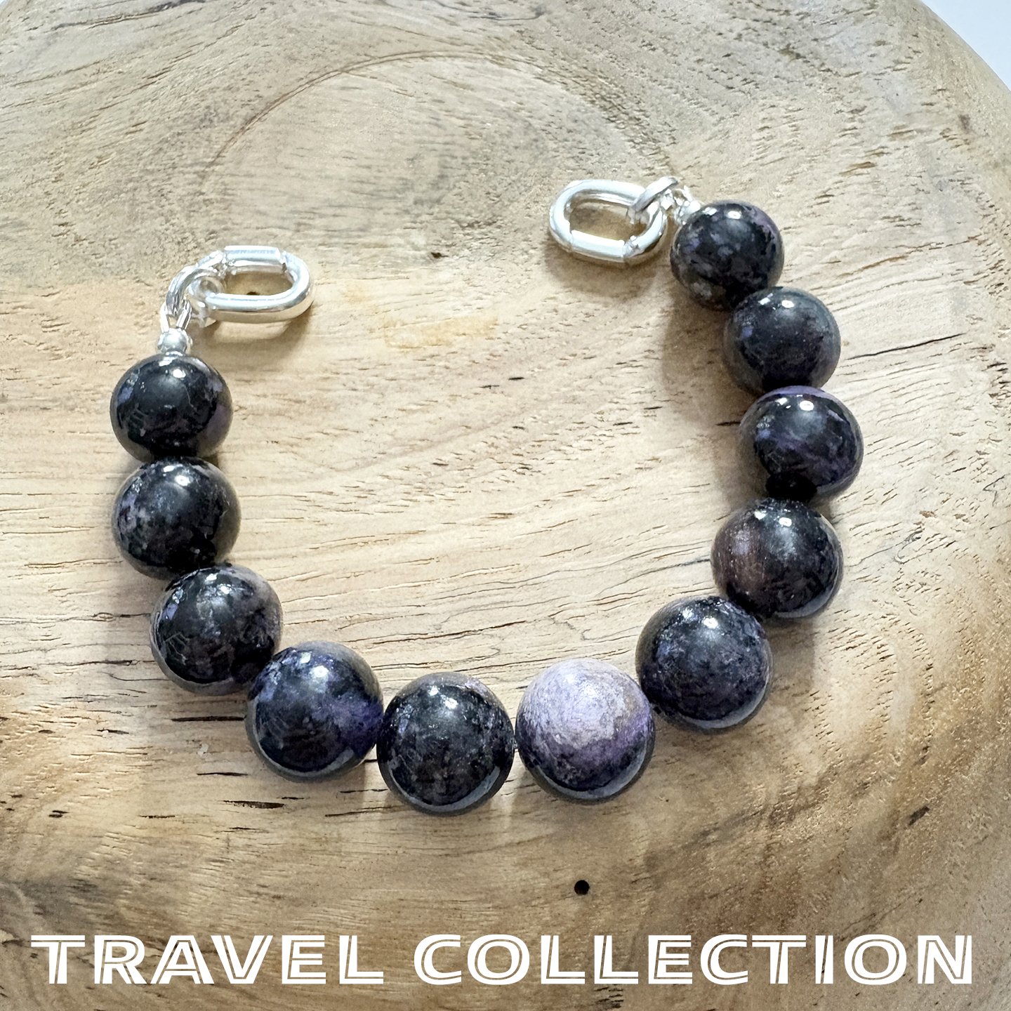 Russia, Asia - Charoite Gemstone Bead Strand