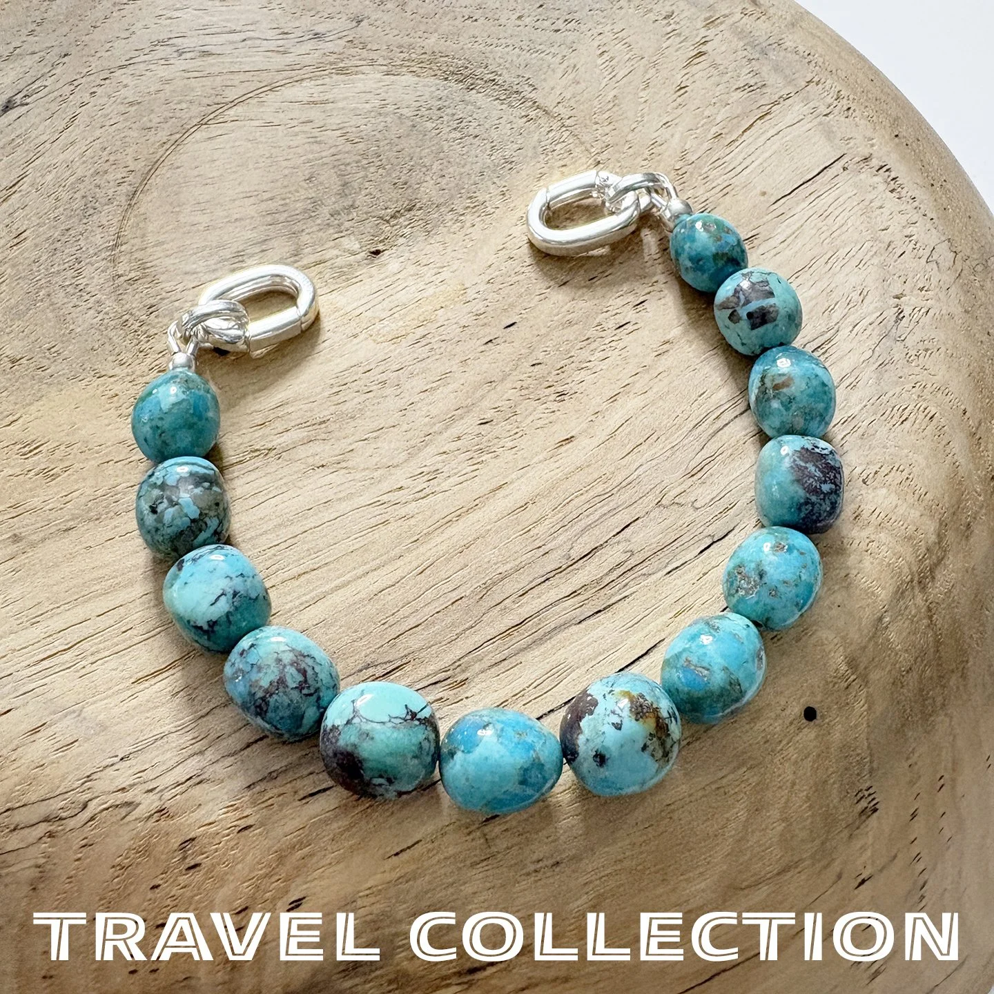 Arizona, USA – Kingman Turquoise Gemstone Bead Strand