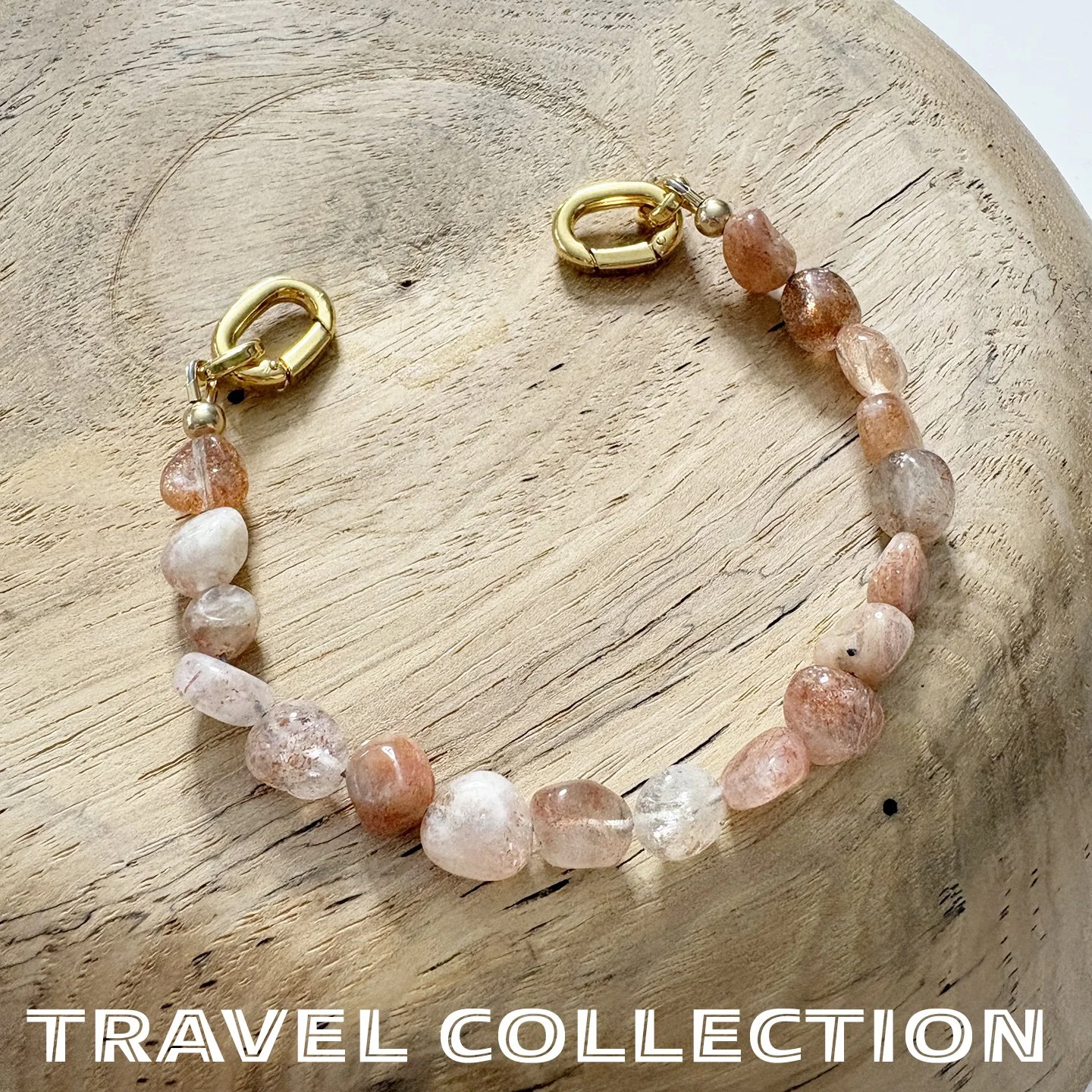 Oregon, USA – Sunstone Gemstone Bead Strand