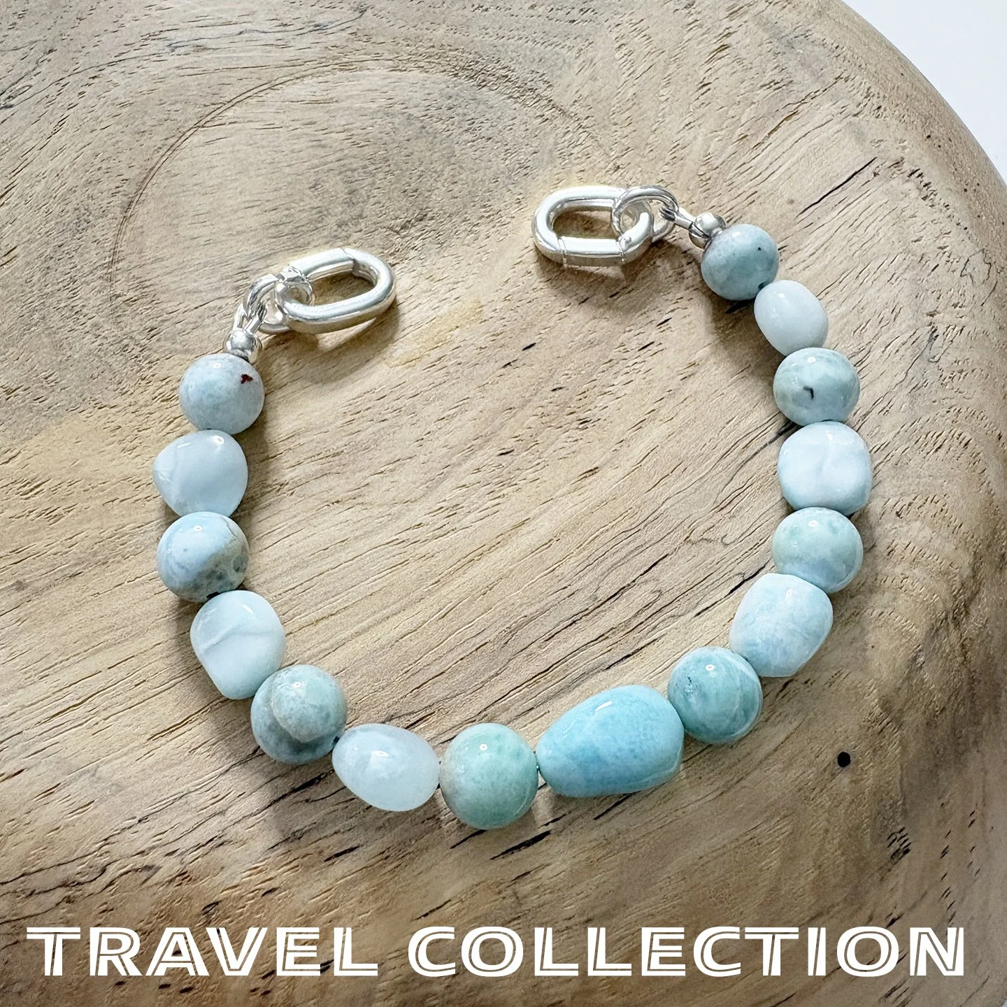 Dominican Republic – Larimar (nuggets) Gemstone Bead Strand
