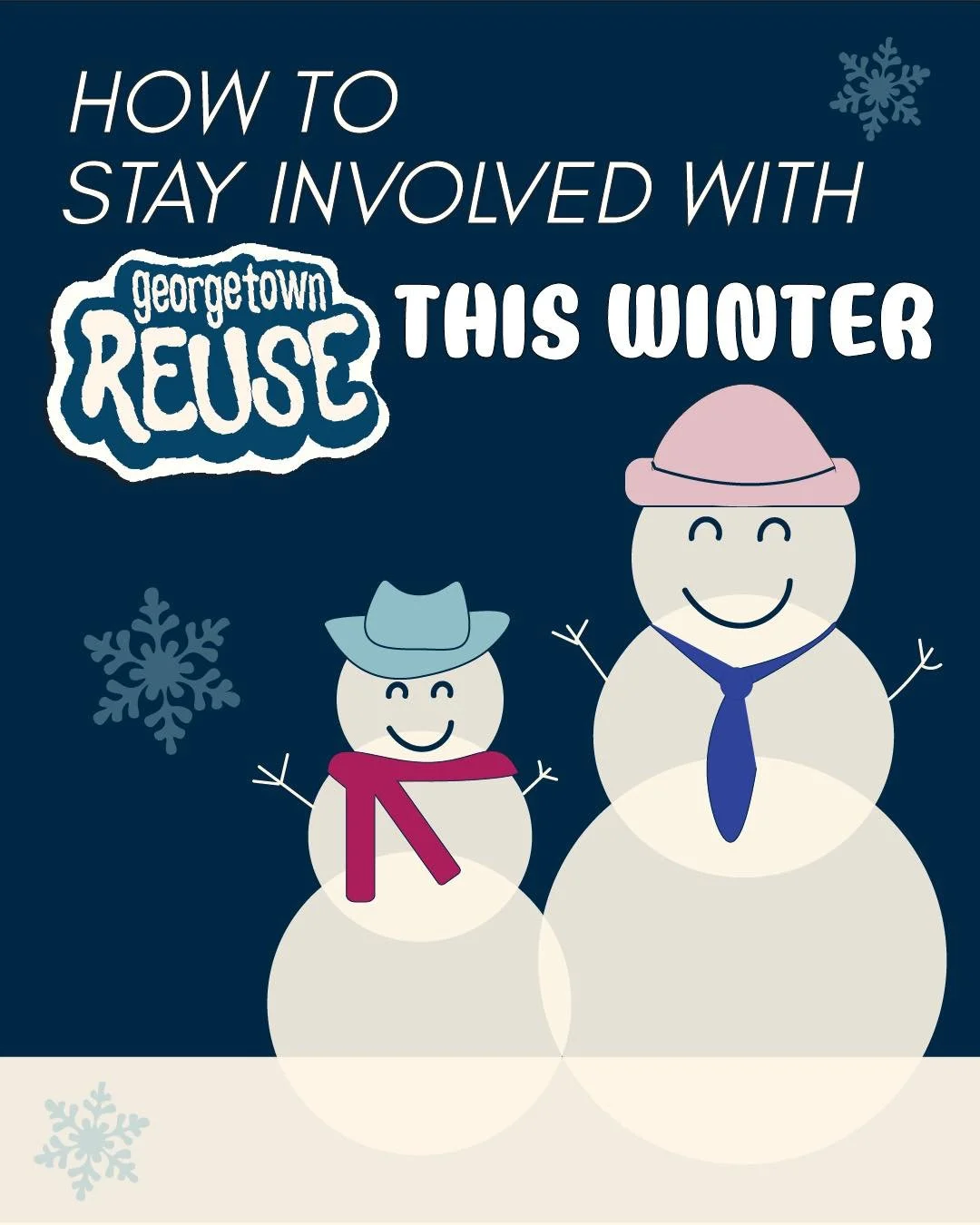 Missing us at the Farmer&rsquo;s Market on Wednesdays? 

Swipe to see how you can stay engaged with REUSE in the colder months!