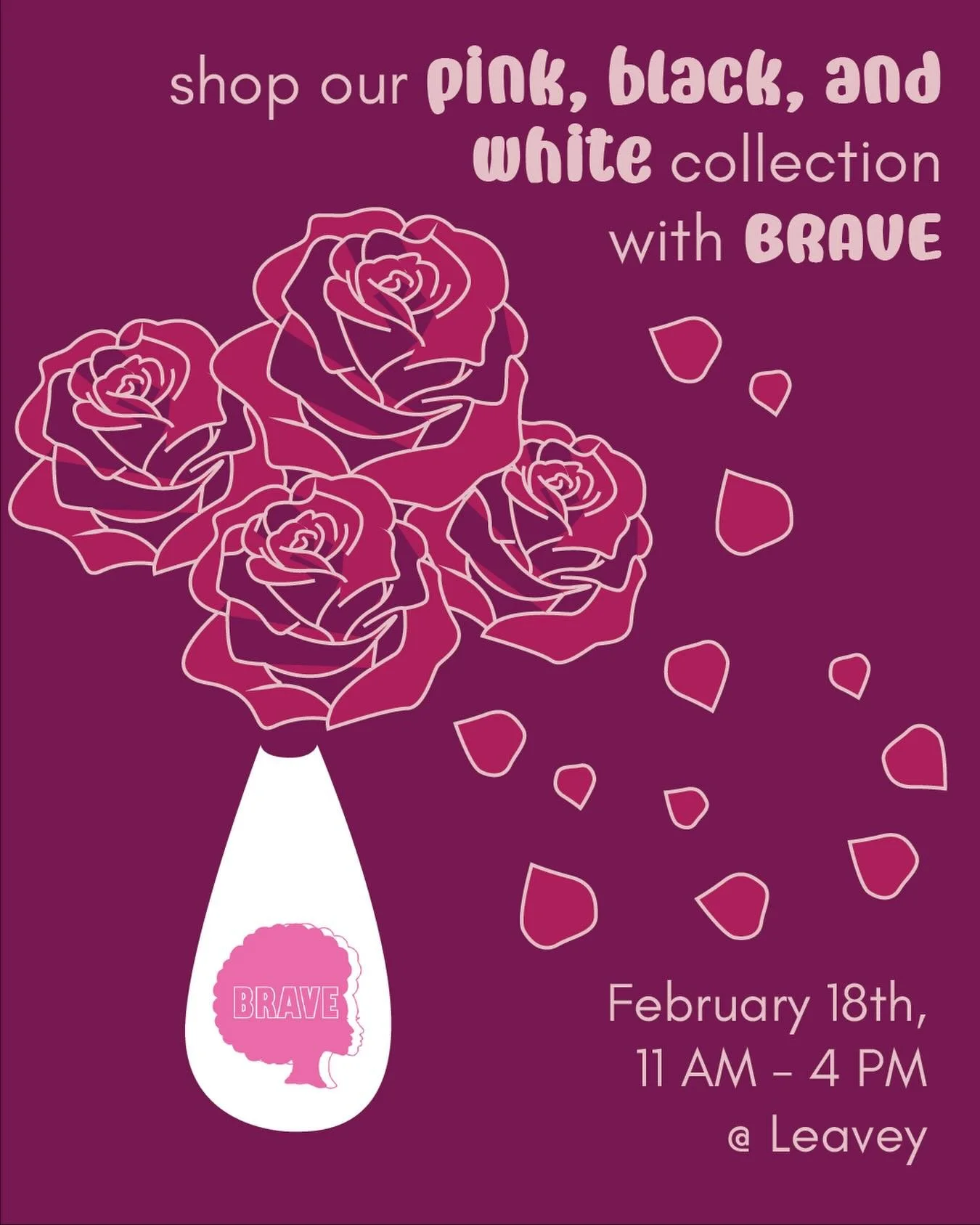 Shop our sale with B.R.A.V.E. this Wednesday!