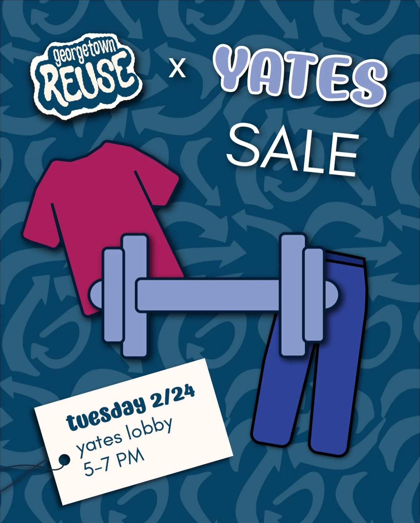 Shop our Yates athleticwear sale this Tuesday, 2/24 from 5-7PM!