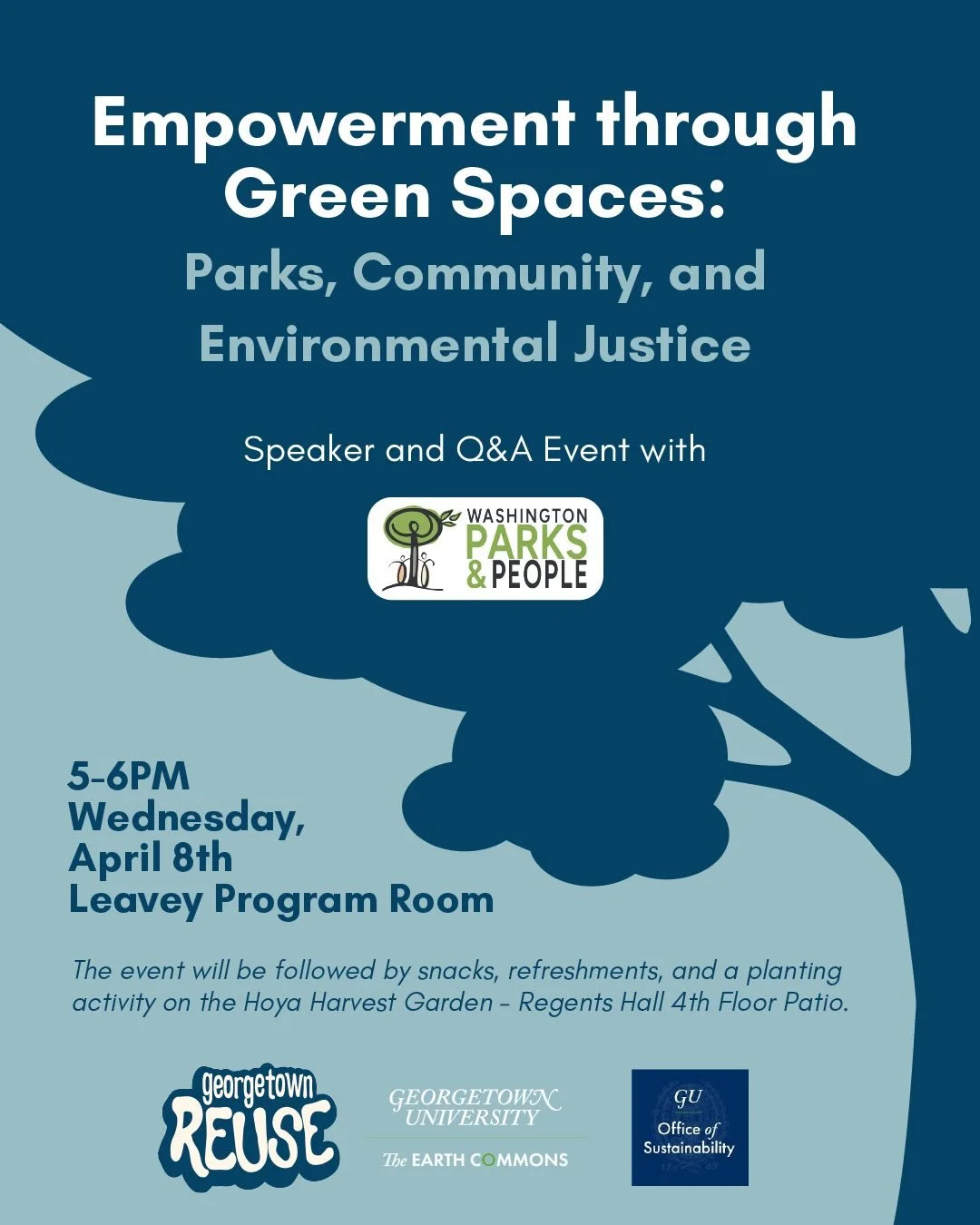 This Wednesday, REUSE will be hosting our educational event on Empowerment through Green Spaces! This panel will feature four speakers from the nonprofit, policy, and private sectors on the role of green spaces in building healthier communities and a