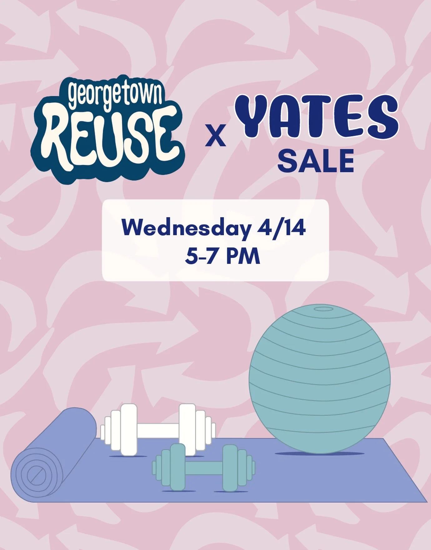 Need new gym fits? Come to the Yates lobby this Wednesday to shop our athleticwear sale! ♻️👟