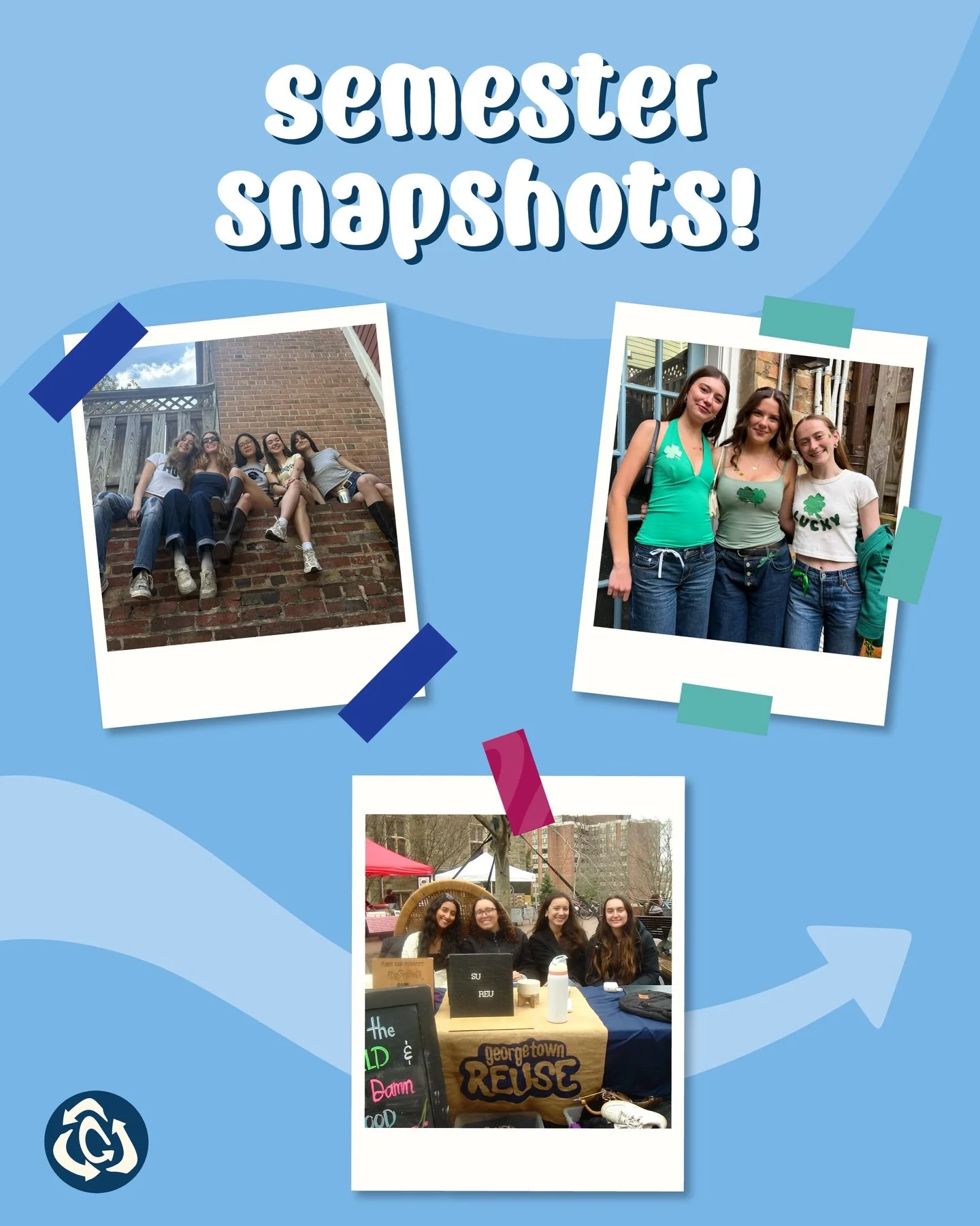 Happy Last Day of Class! Thank you to all of our REUSEables for making this past semester so special! 🫶🏼🌎♻️