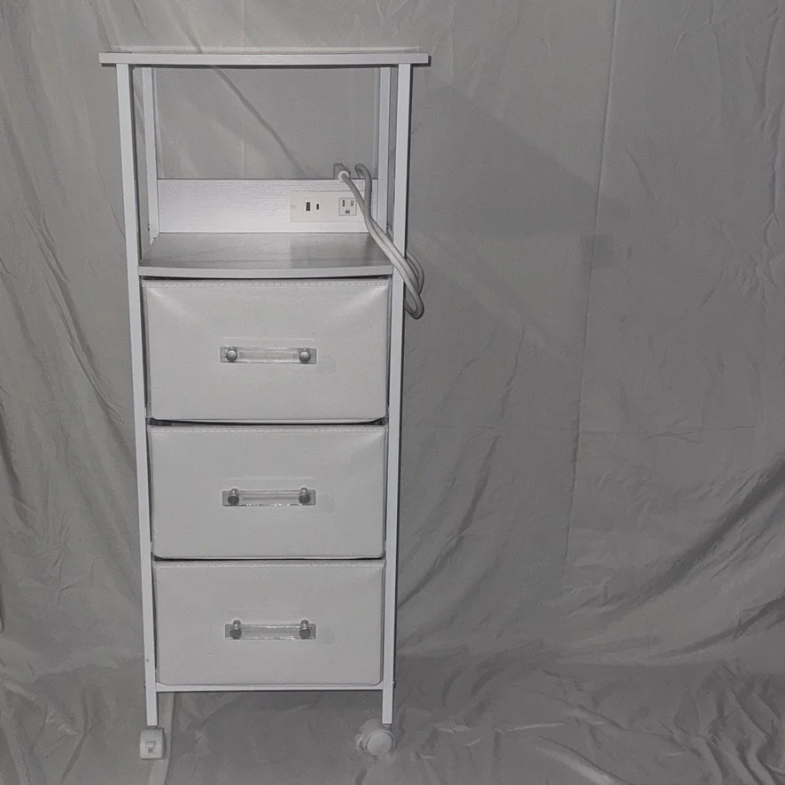 4-Drawer Cart With Charging Station
