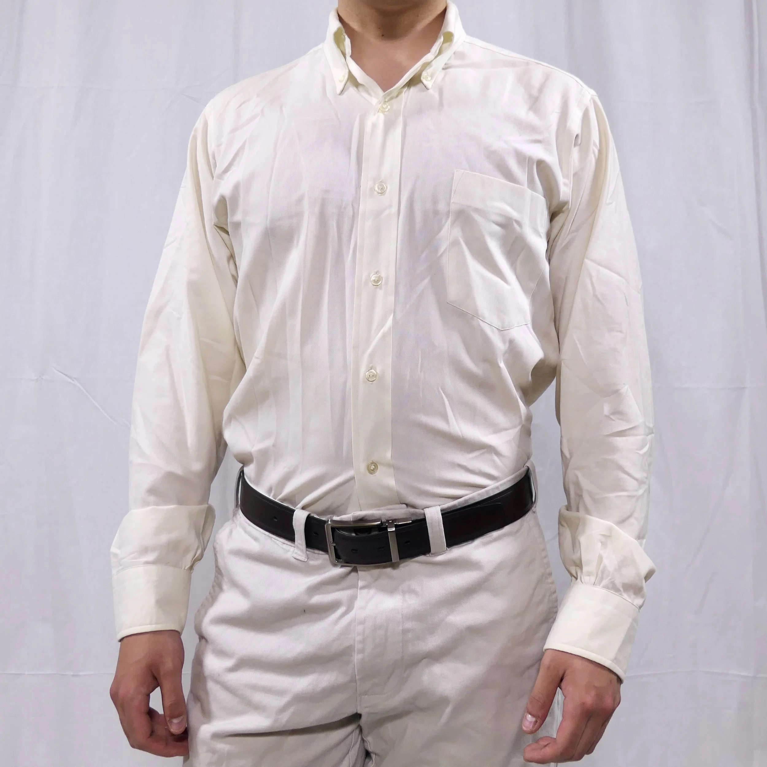white long sleeved bunce brothers shirt.JPG
