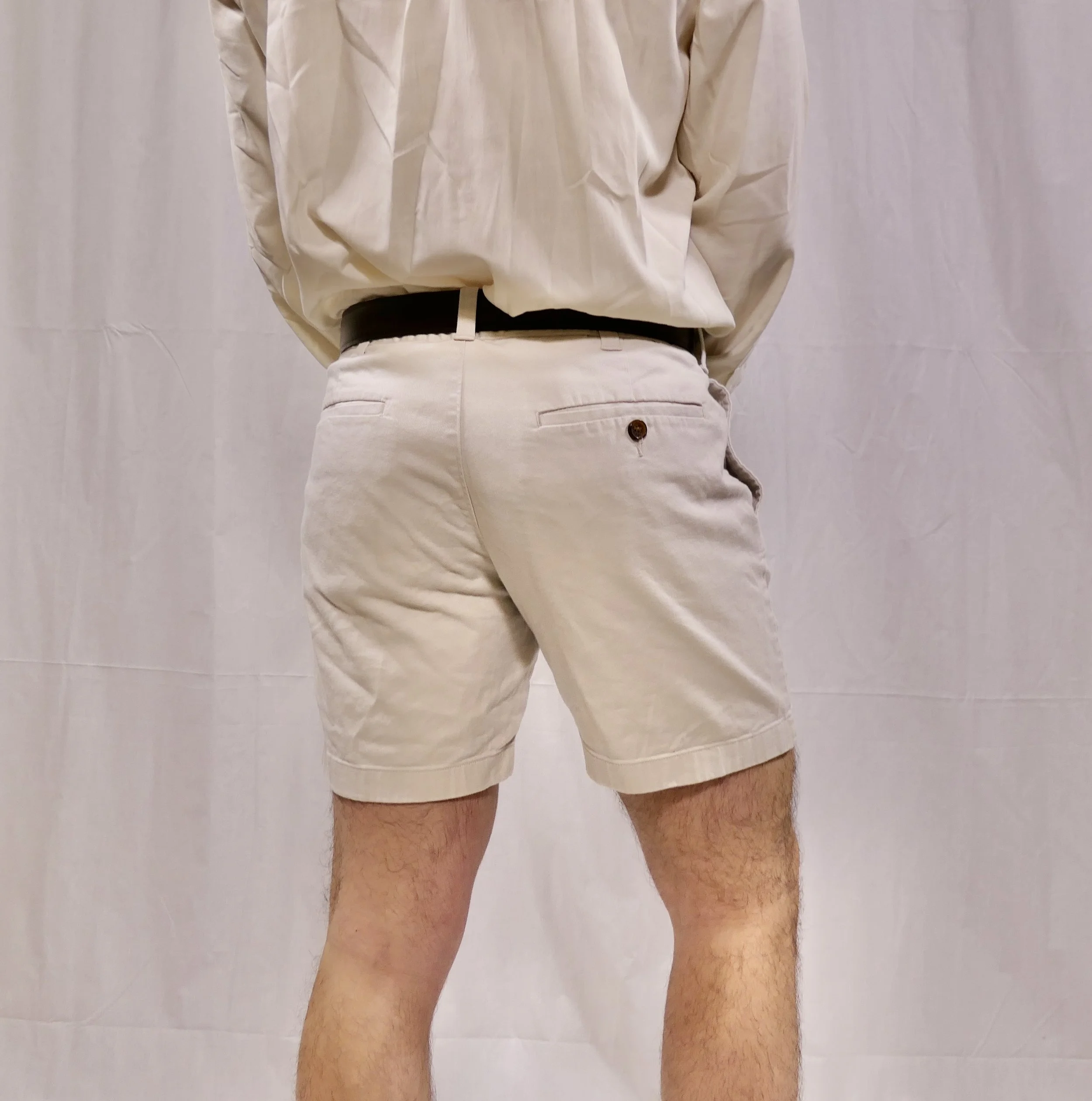 J. crew men_s beige 7_ inseam shorts1.JPG