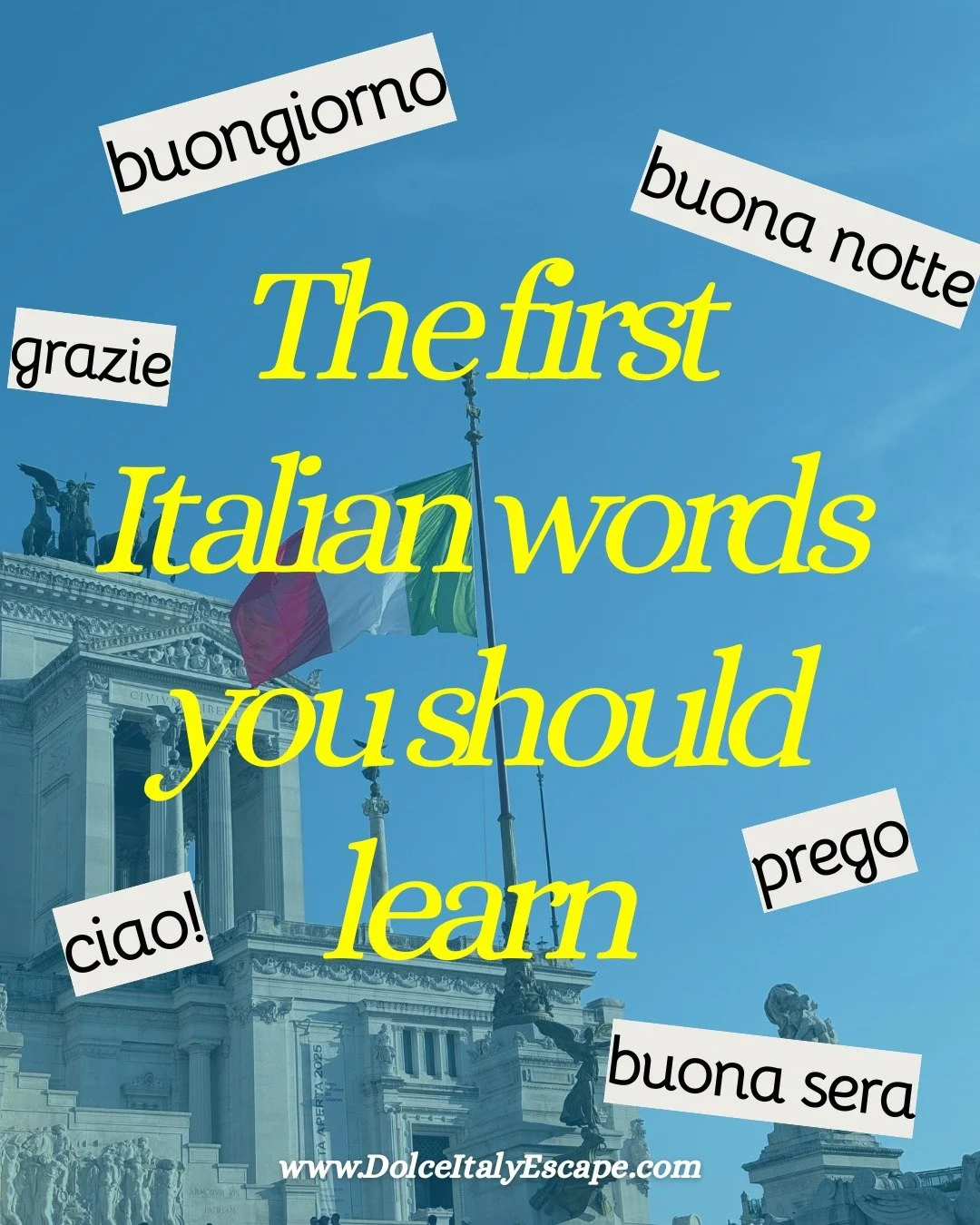 Before you go, learn a few simple Italian words. Even the smallest effort makes a big difference and locals truly appreciate it. Saying "buongiorno" when you enter a caf&eacute; or "grazie" after your espresso instantly changes th