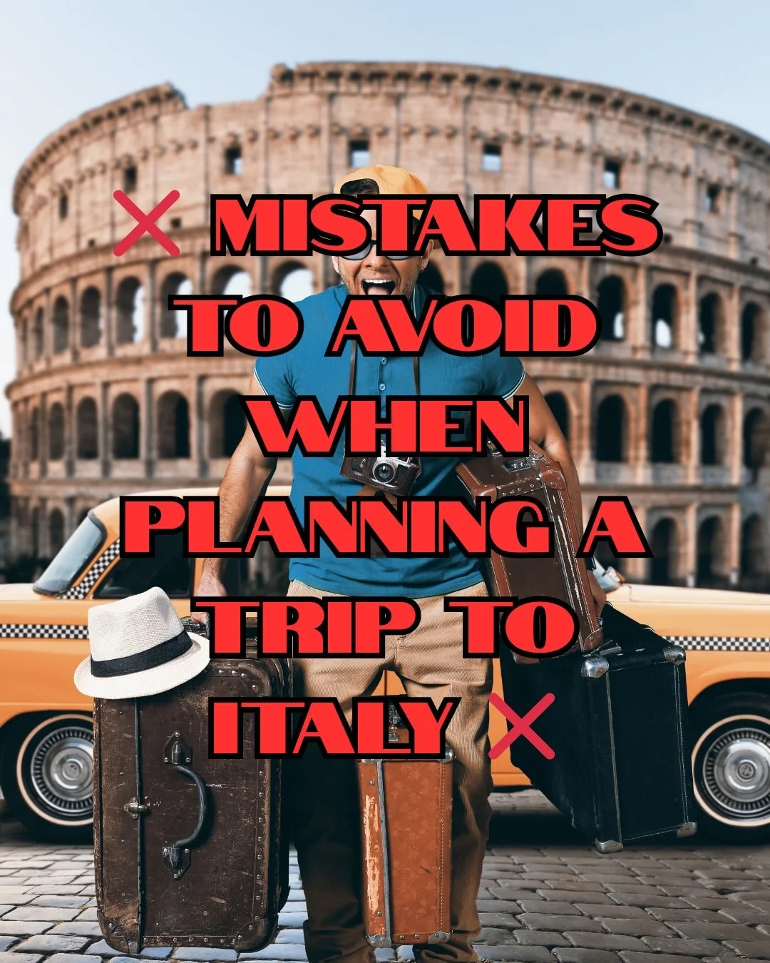 Planning a trip to Italy? 🇮🇹

A few common mistakes can turn a dream vacation into a stressful experience. From trying to visit too many cities in a short time to forgetting to book attractions in advance, a little planning goes a long way!

I&rsqu