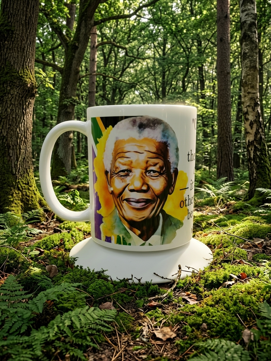 Mandela Courage|11oz Ceramic Coffee Mug