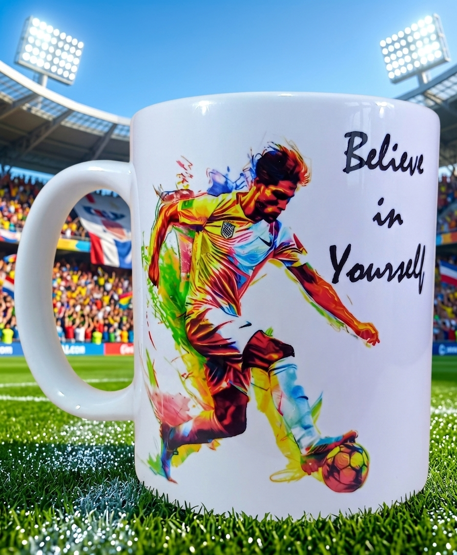 Believe In Yourself|Football Mug|11oz Ceramic Mug