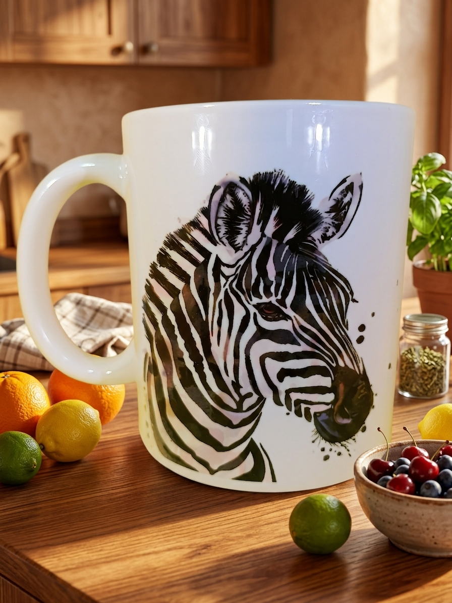 Zebra BW|11oz Ceramic Coffee Mug