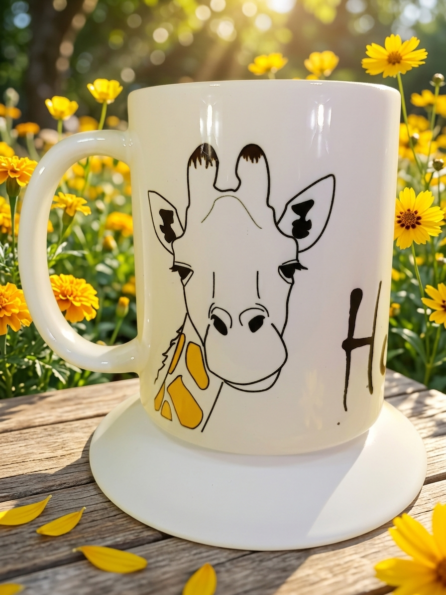 Howzit- Giraffe|11oz Ceramic Coffee Mug