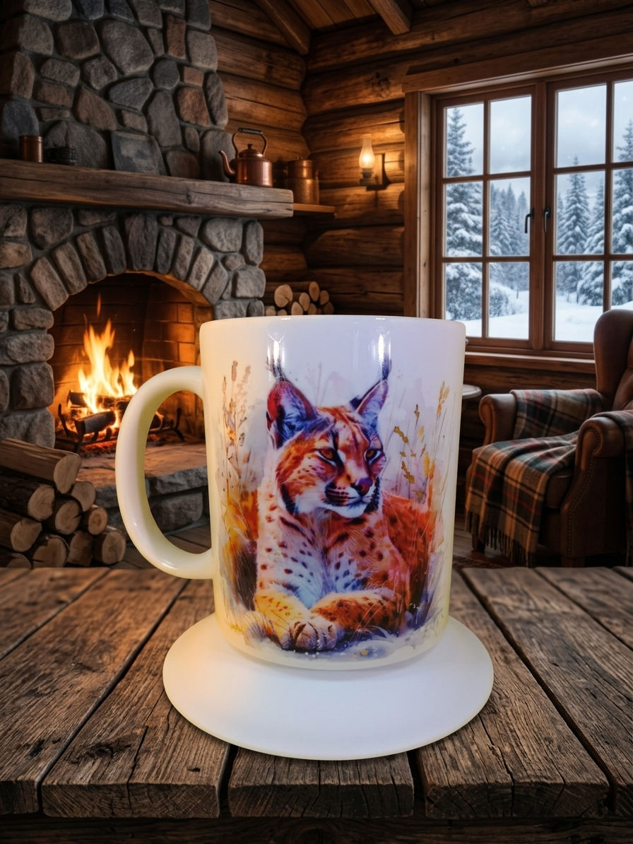 Lynx|11oz Ceramic Coffee Mug| African Wildlife