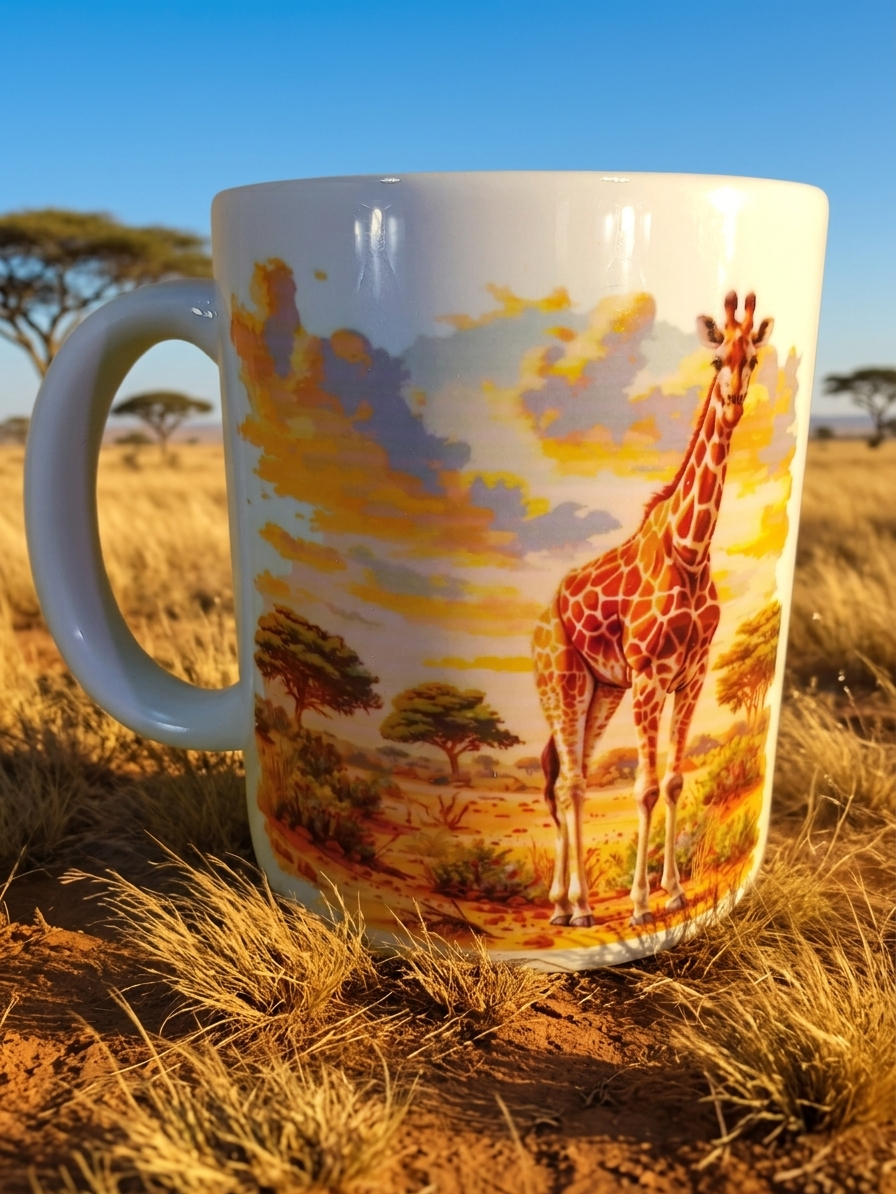 Bushveld Giraffe|11oz Ceramic Coffee Mug