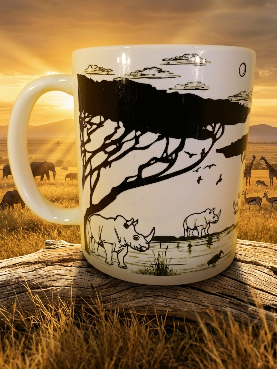 Rhino Pond|11oz Ceramic Coffee Mug