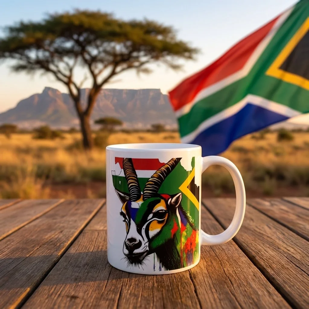 Springbok Multi Colour|Rugby Mug|11oz Ceramic Mug