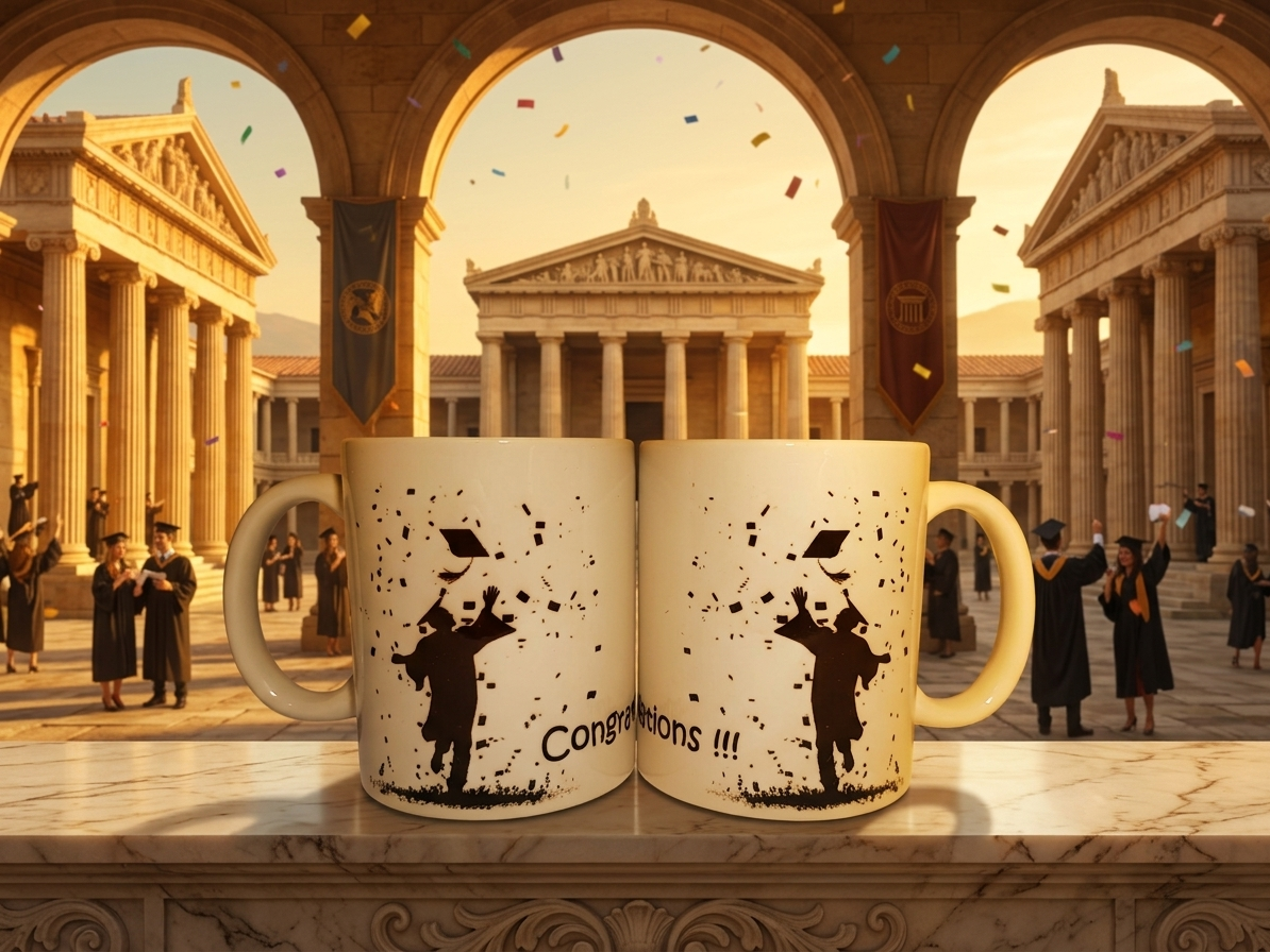 Graduation Celebration Full-Wrap|11oz Ceramic Coffee Mug