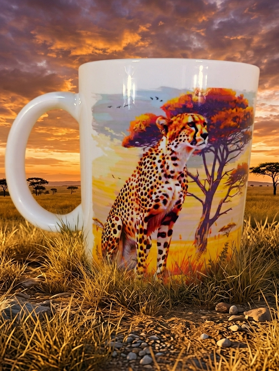 Cheetah|11oz Ceramic Coffee Mug