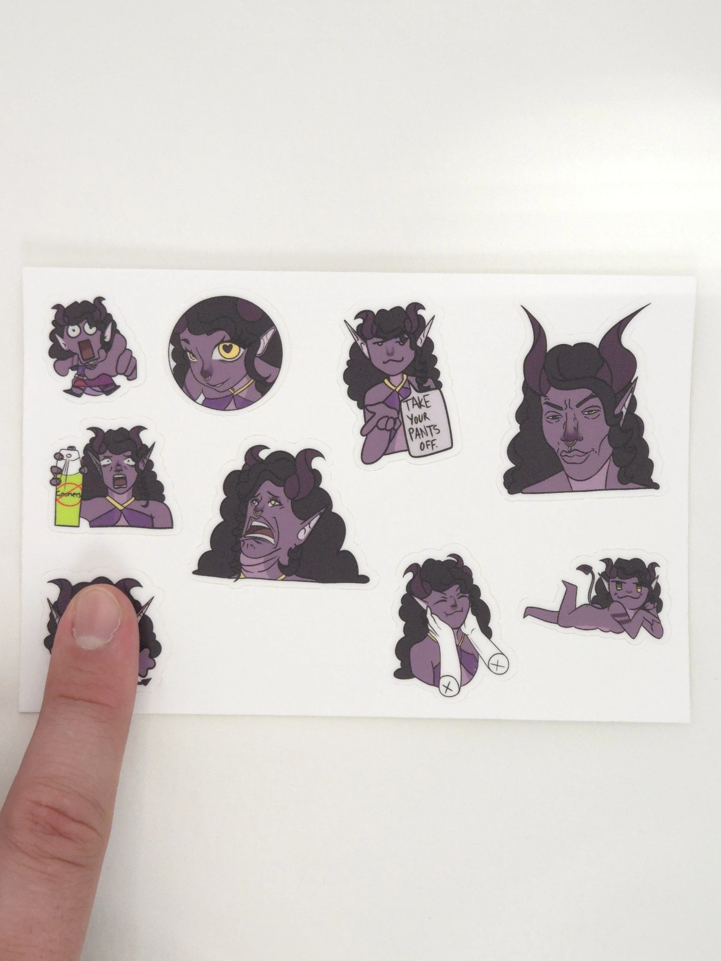 Cordelia Meme Sticker Sheet