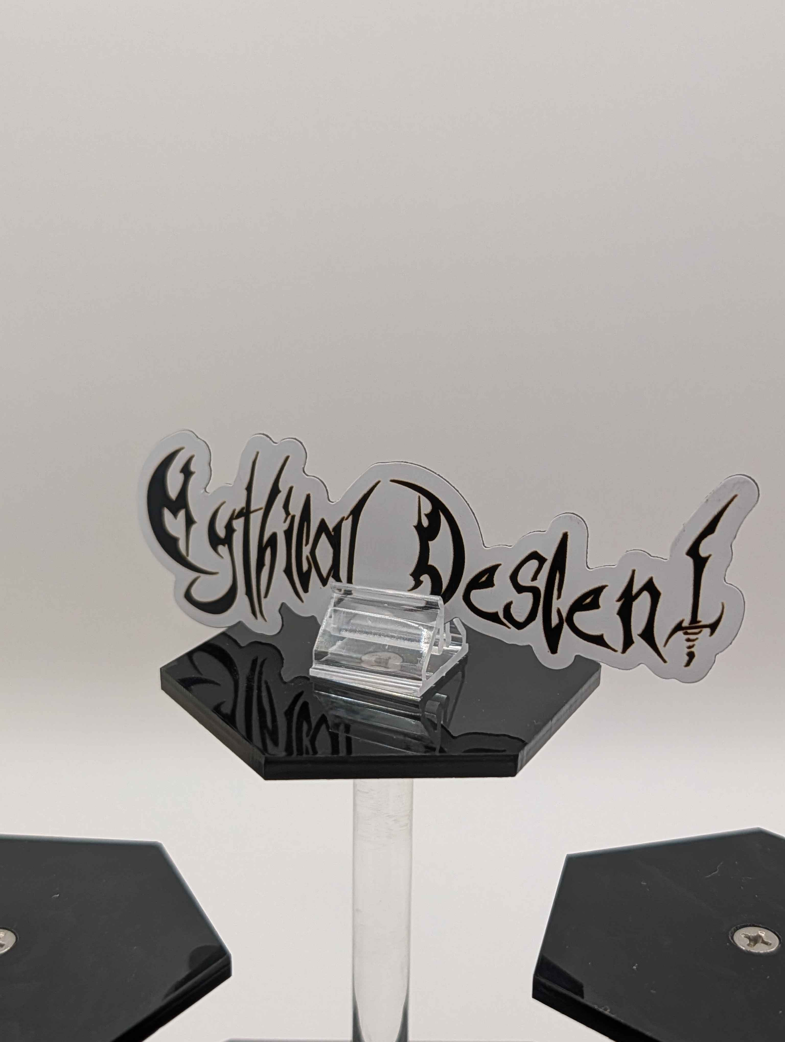 Mythical Descent Lettering Logo Magnet