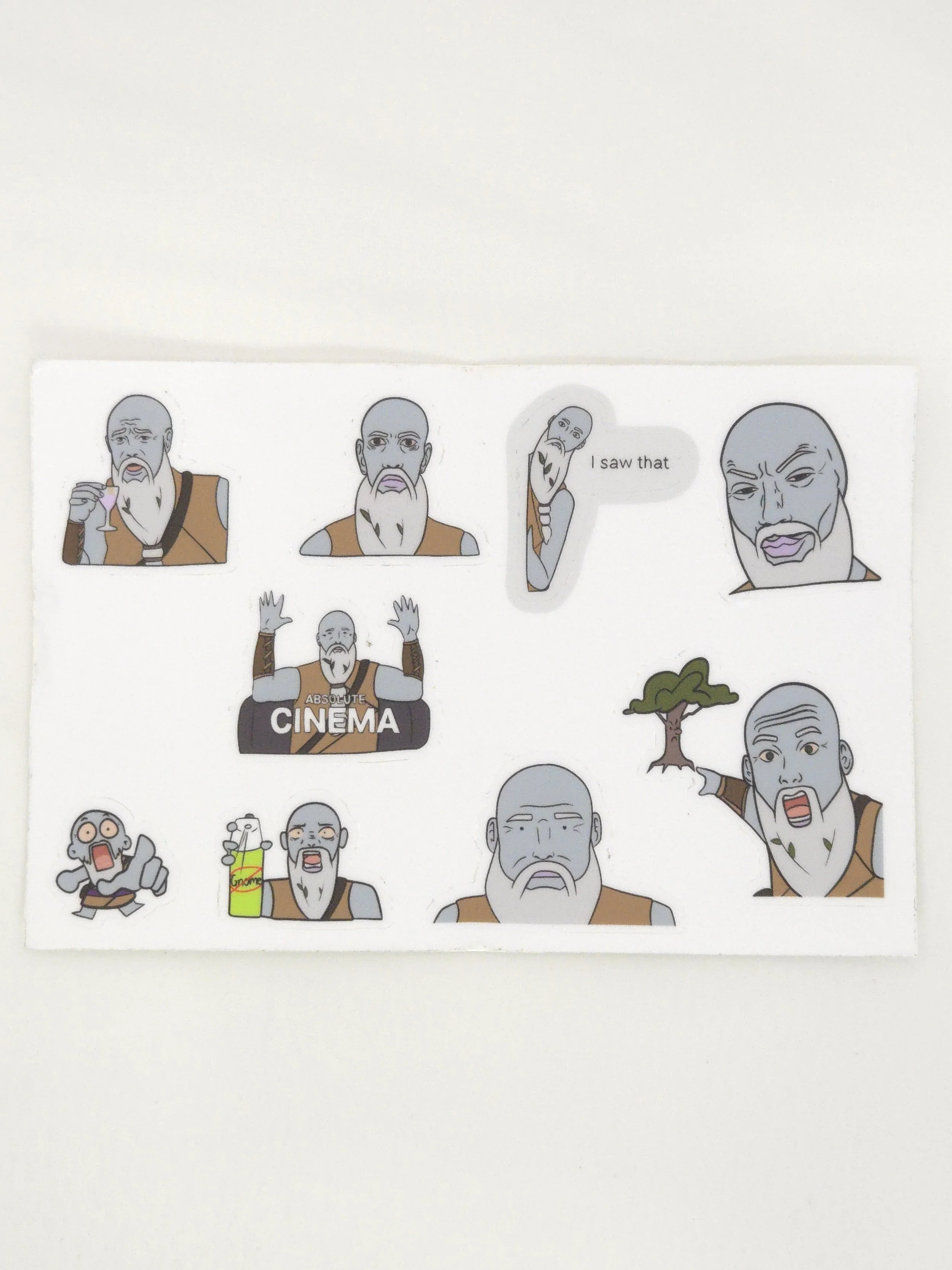 Greldur Meme Sticker Sheet