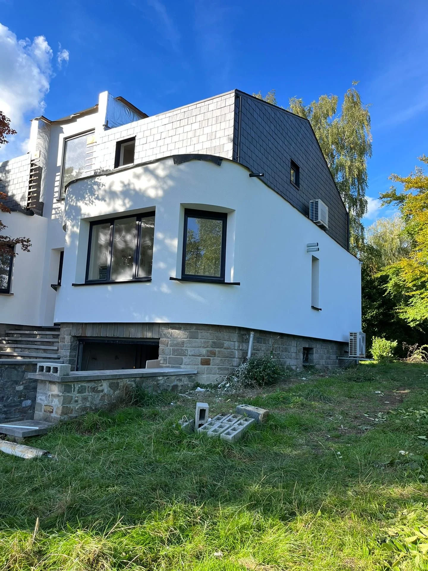 MK Facade chantier crépi