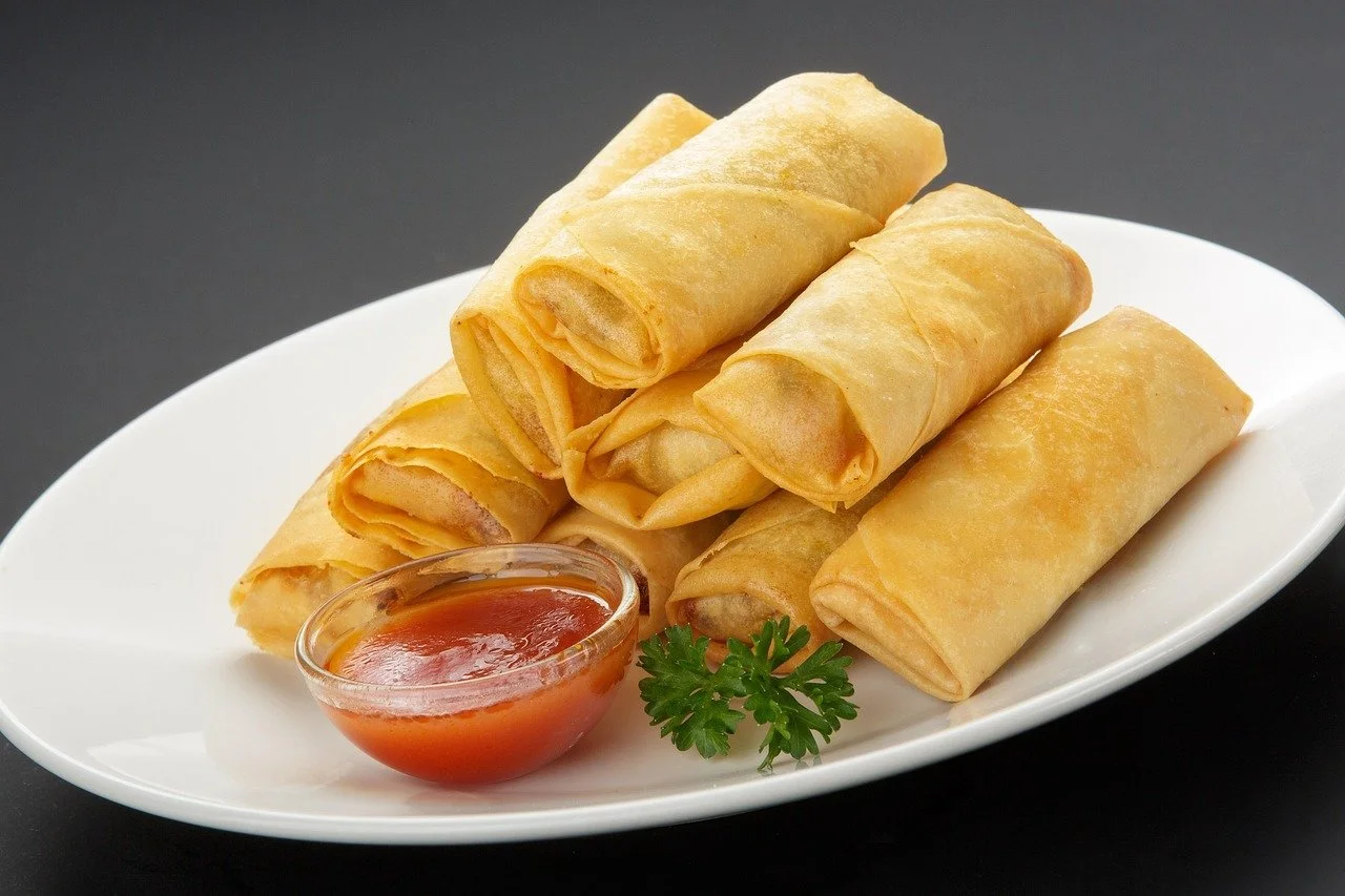 Baked Turkey Egg Rolls